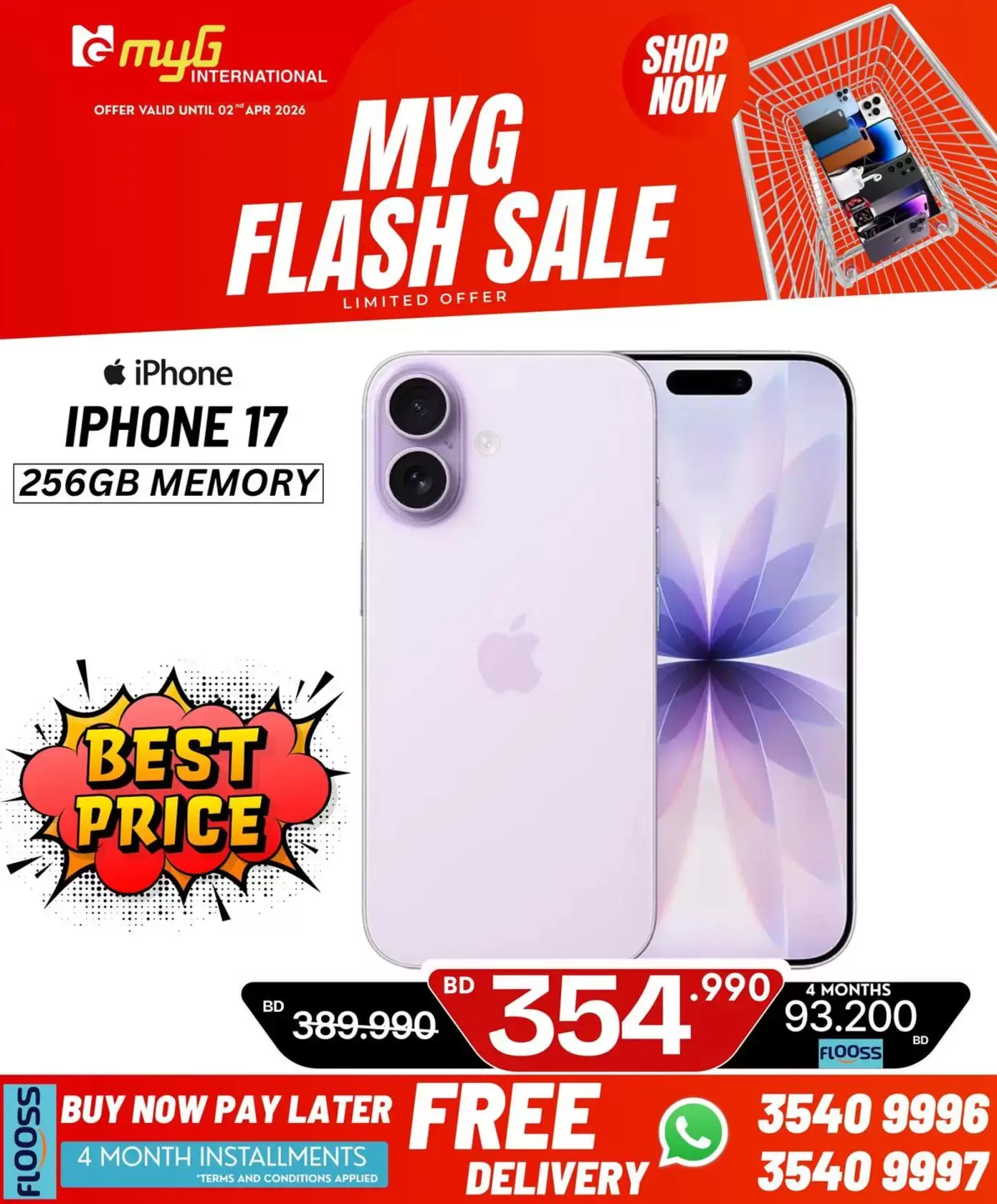 MYG International Bahrain offers from 27 March to 2 April 2026 Flash Sale