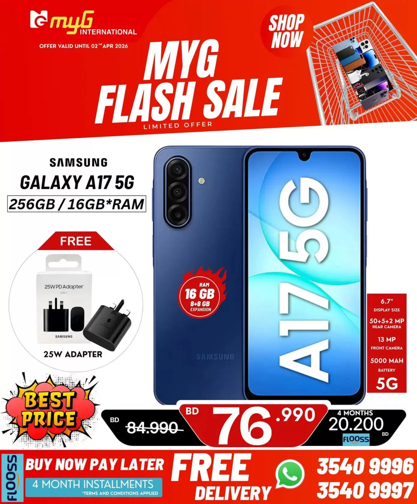 MYG International Bahrain offers from 27 March to 2 April 2026 Flash Sale