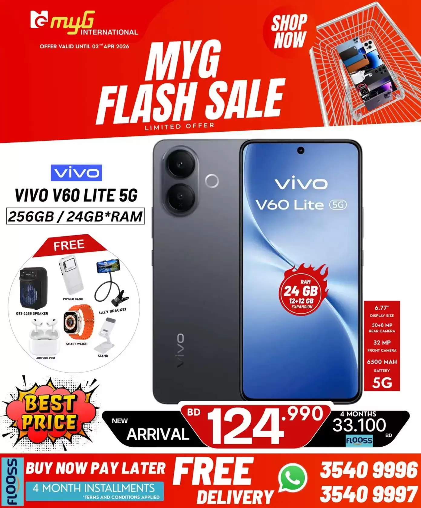 MYG International Bahrain offers from 27 March to 2 April 2026 Flash Sale