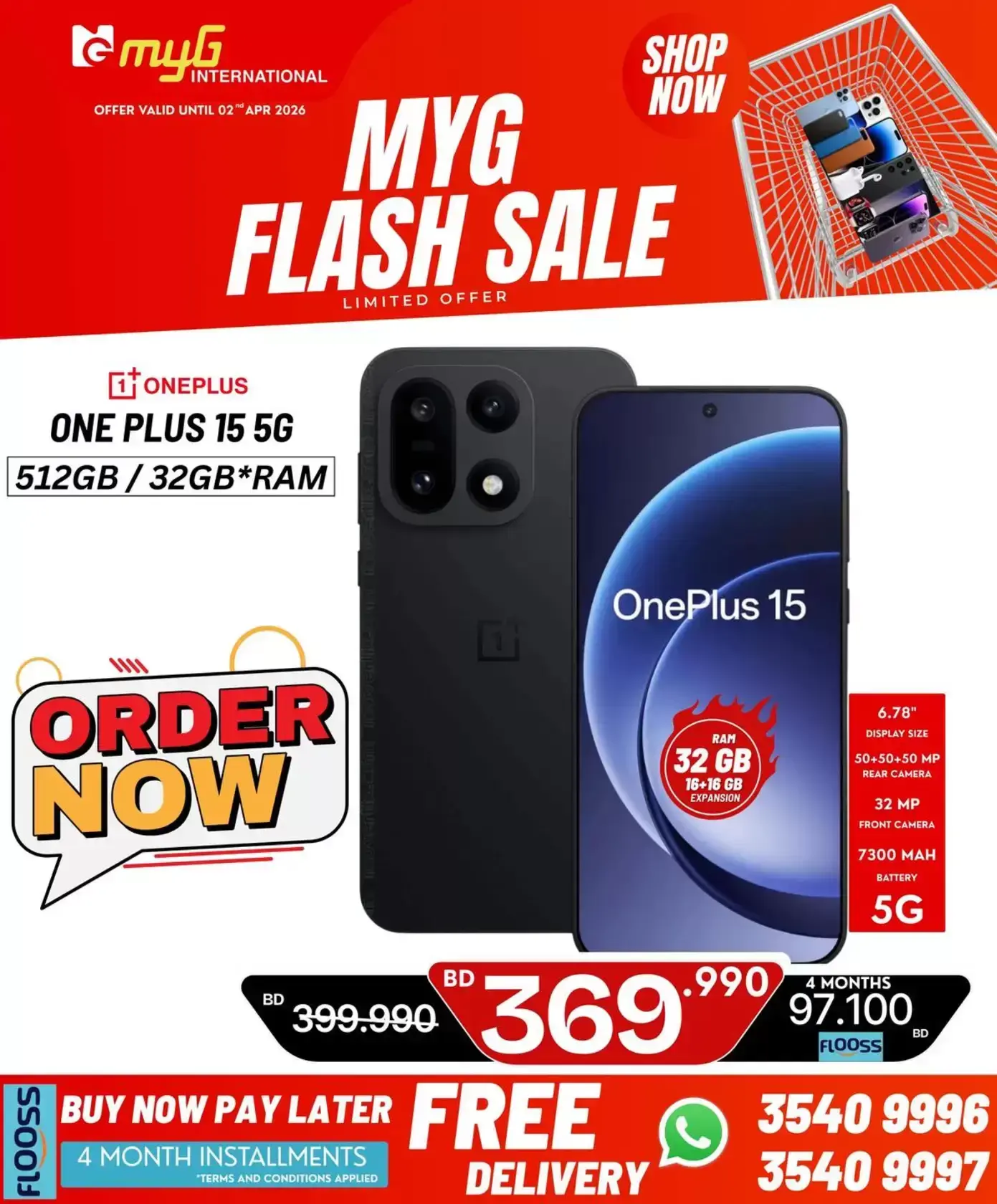 MYG International Bahrain offers from 27 March to 2 April 2026 Flash Sale