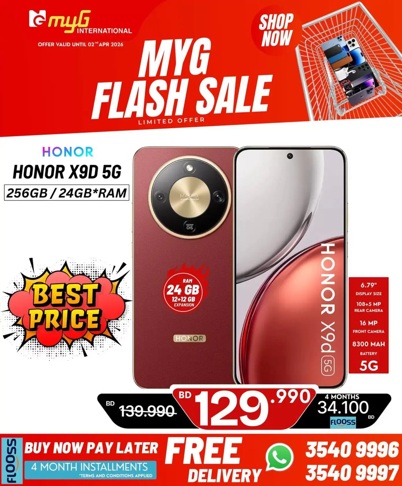 MYG International Bahrain offers from 27 March to 2 April 2026 Flash Sale