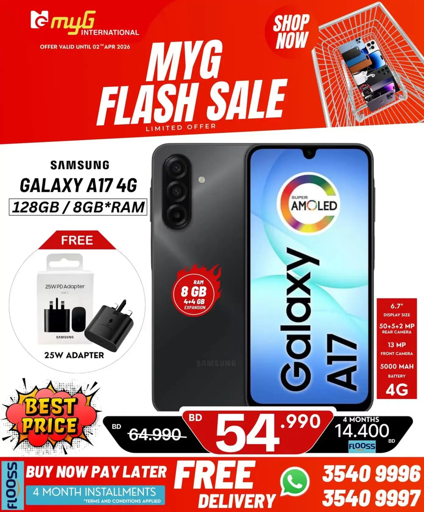 MYG International Bahrain offers from 27 March to 2 April 2026 Flash Sale