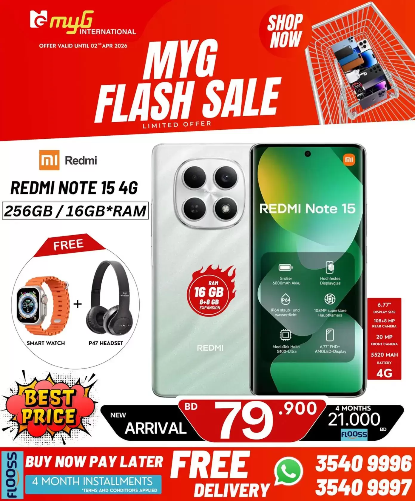 MYG International Bahrain offers from 27 March to 2 April 2026 Flash Sale