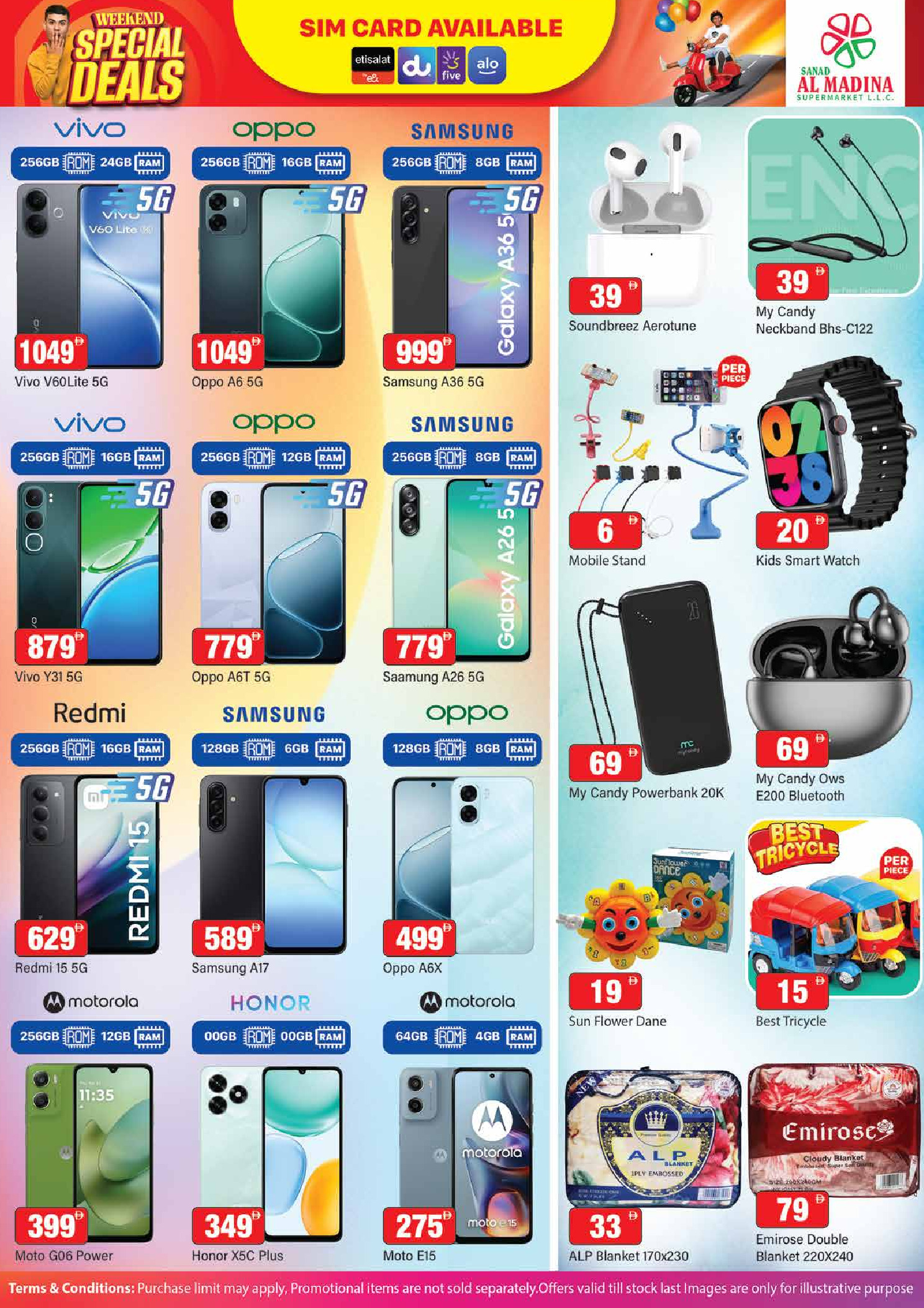 Offres Sanad Al Madina Émirats arabes unis de 27 à 29 mars 2026 Offres week-end