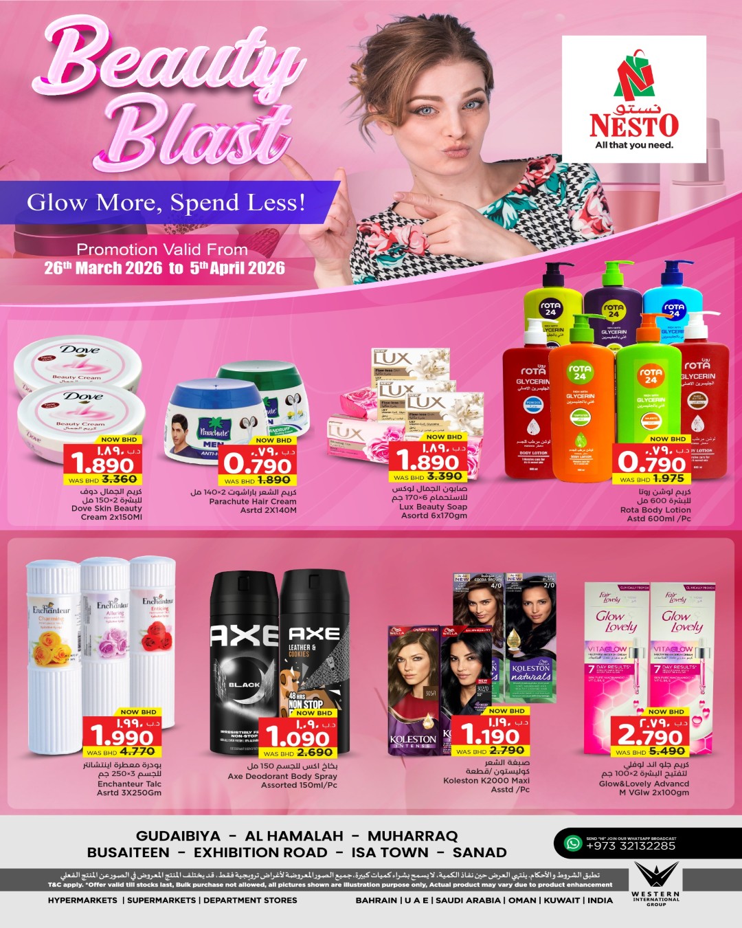 Offres Nesto Bahrein de 26 mars à 5 avril 2026 Offres beauté - Page 1