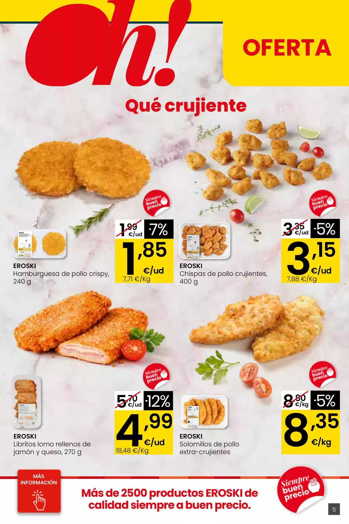 Ofertas de Eroski España de 26 marzo a 15 abril 2026 ¿Quieres ahorrar conmigo?