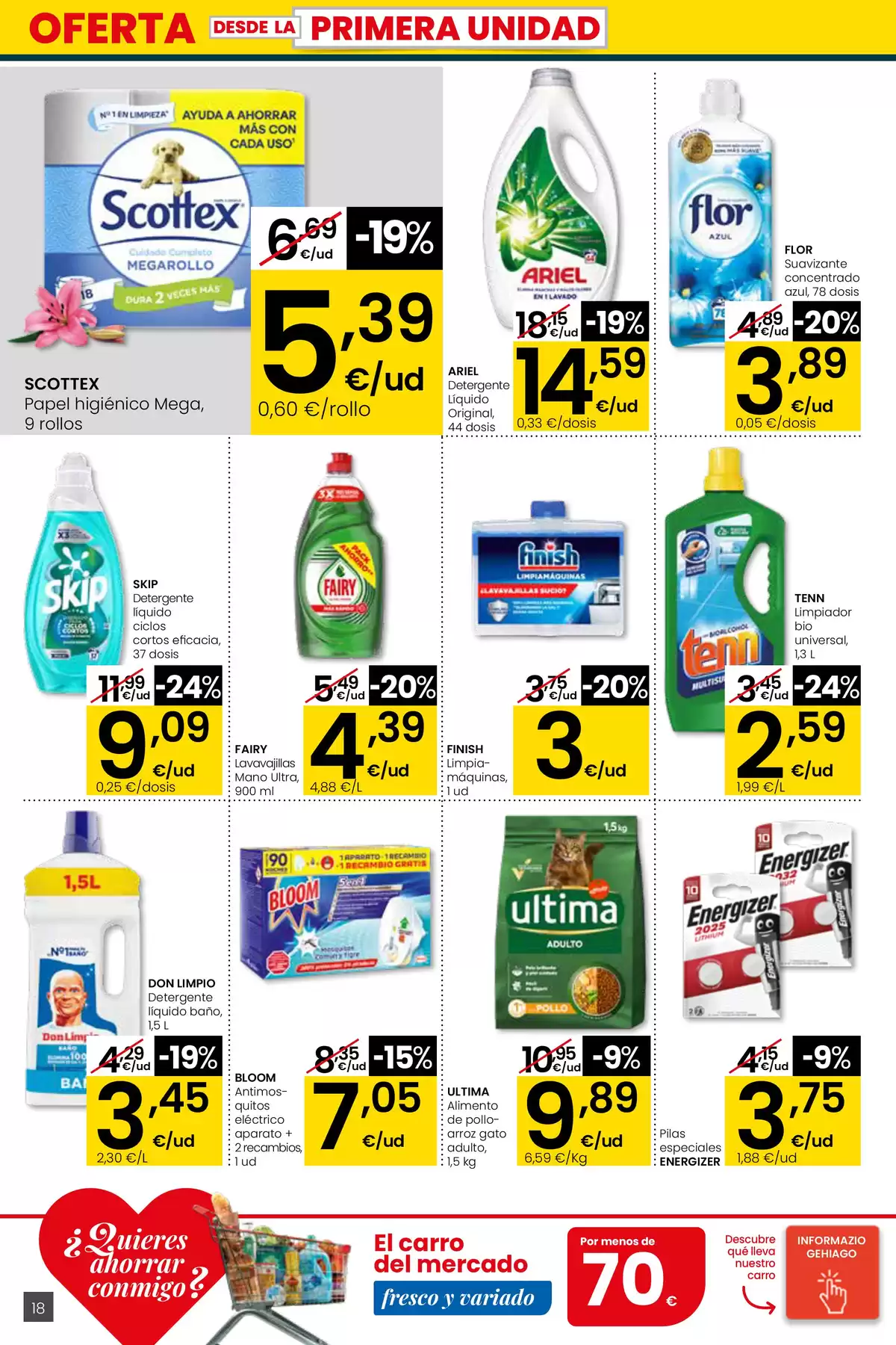 Ofertas de Eroski España de 26 marzo a 15 abril 2026 ¿Quieres ahorrar conmigo?