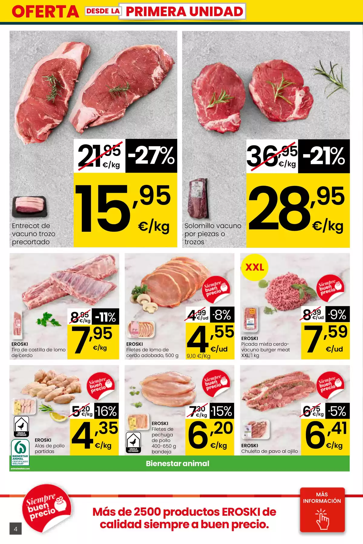 Ofertas de Eroski España de 26 marzo a 15 abril 2026 ¿Quieres ahorrar conmigo?