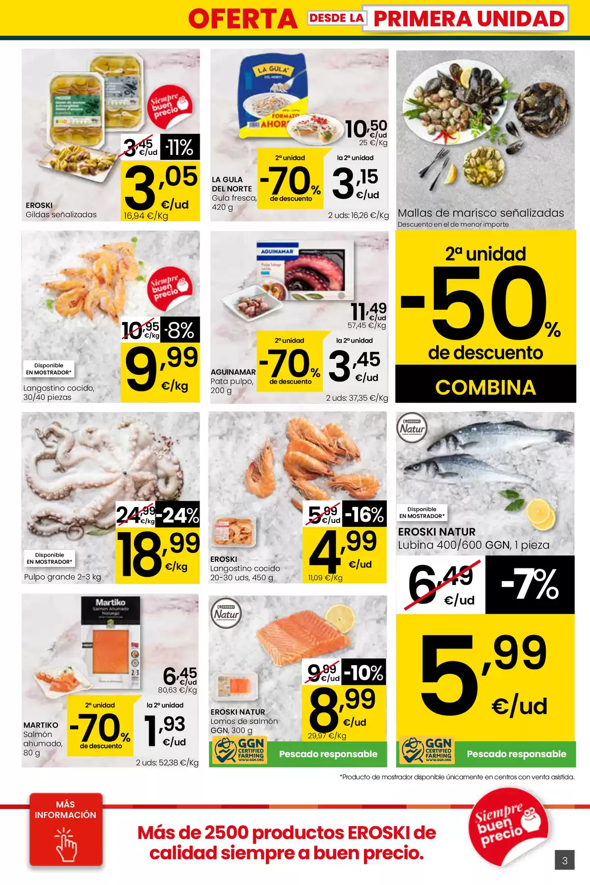 Ofertas de Eroski España de 26 marzo a 15 abril 2026 ¿Quieres ahorrar conmigo?