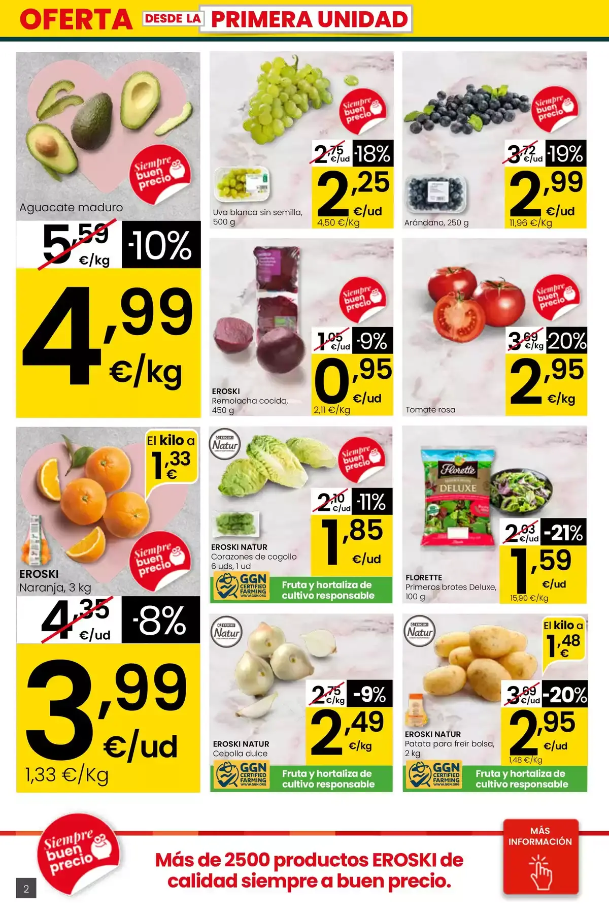Ofertas de Eroski España de 26 marzo a 15 abril 2026 ¿Quieres ahorrar conmigo?