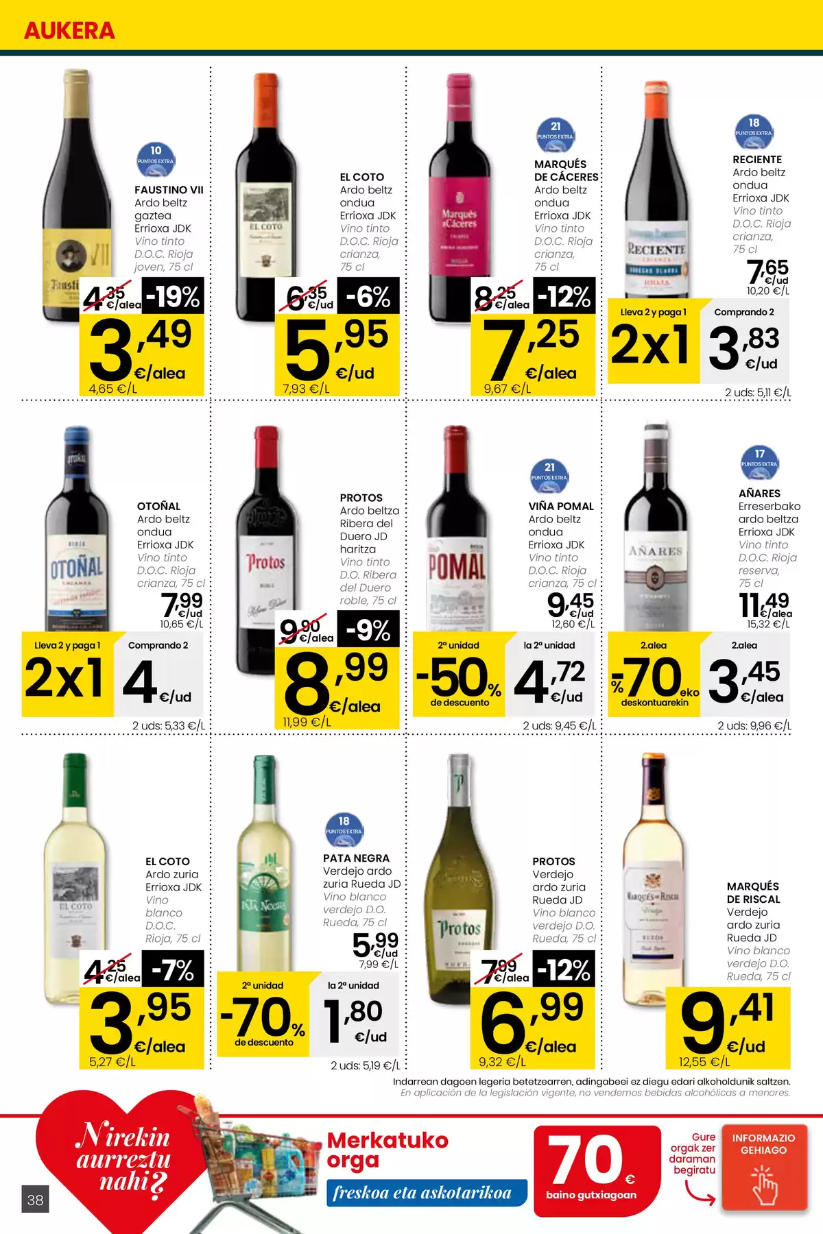 Ofertas de Eroski España de 26 marzo a 15 abril 2026 ¿Quieres ahorrar conmigo?