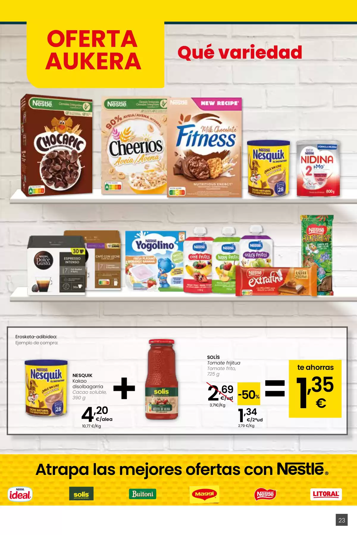 Ofertas de Eroski España de 26 marzo a 15 abril 2026 ¿Quieres ahorrar conmigo?