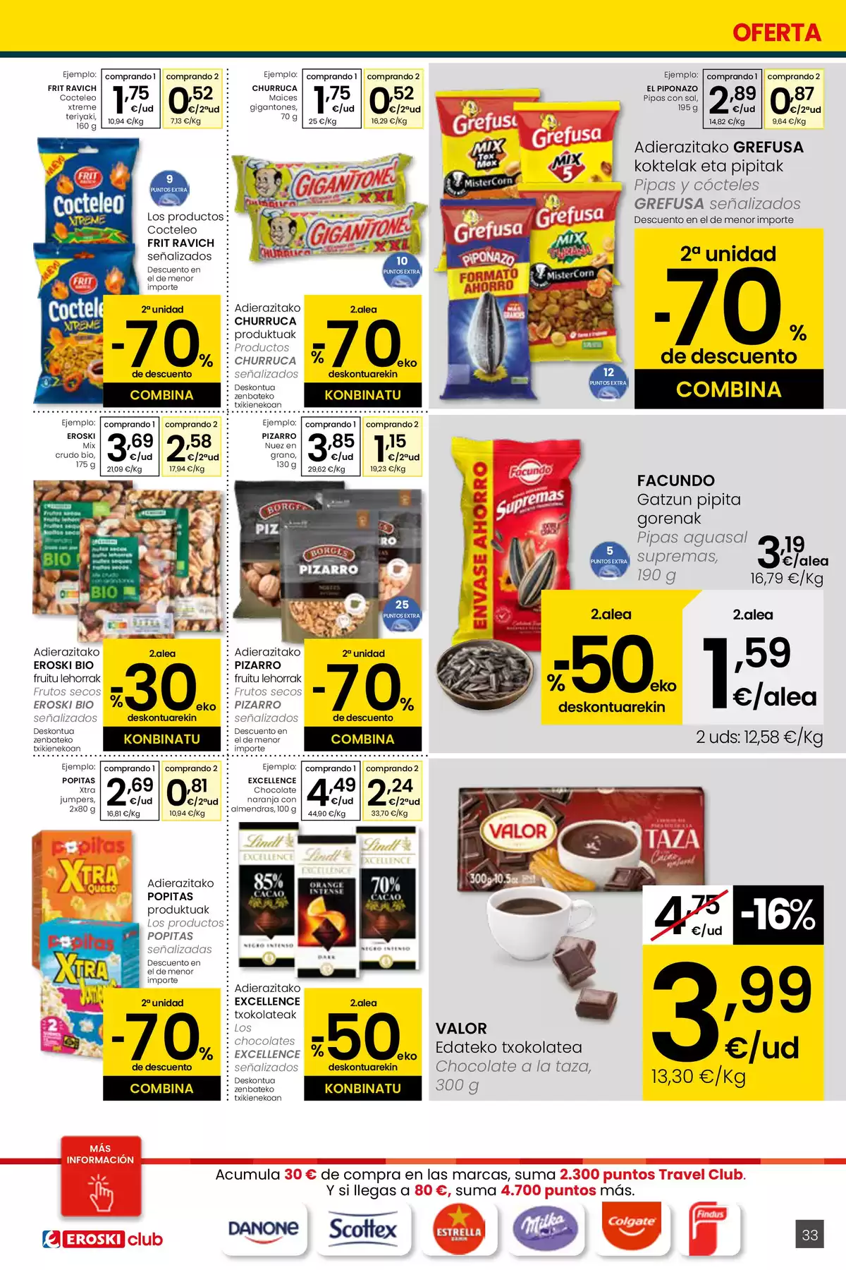 Ofertas de Eroski España de 26 marzo a 15 abril 2026 ¿Quieres ahorrar conmigo?