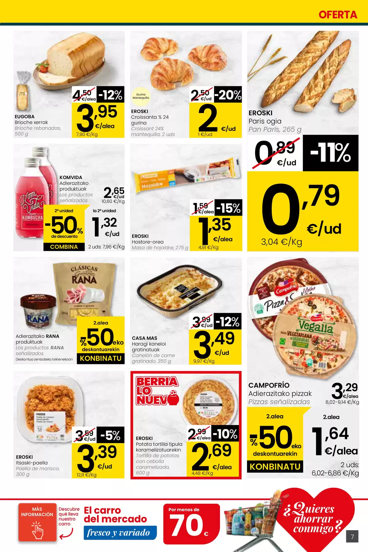 Ofertas de Eroski España de 26 marzo a 15 abril 2026 ¿Quieres ahorrar conmigo?