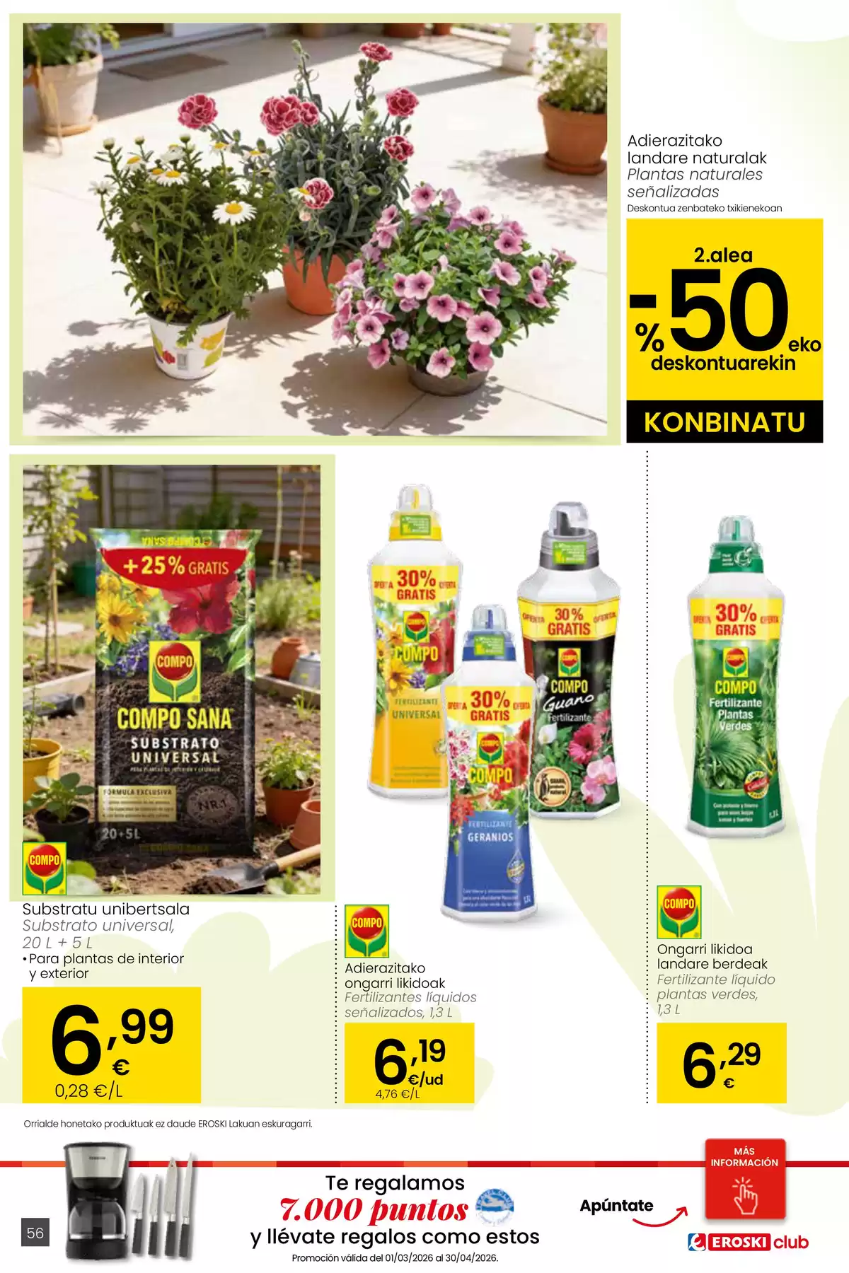 Ofertas de Eroski España de 26 marzo a 15 abril 2026 ¿Quieres ahorrar conmigo?