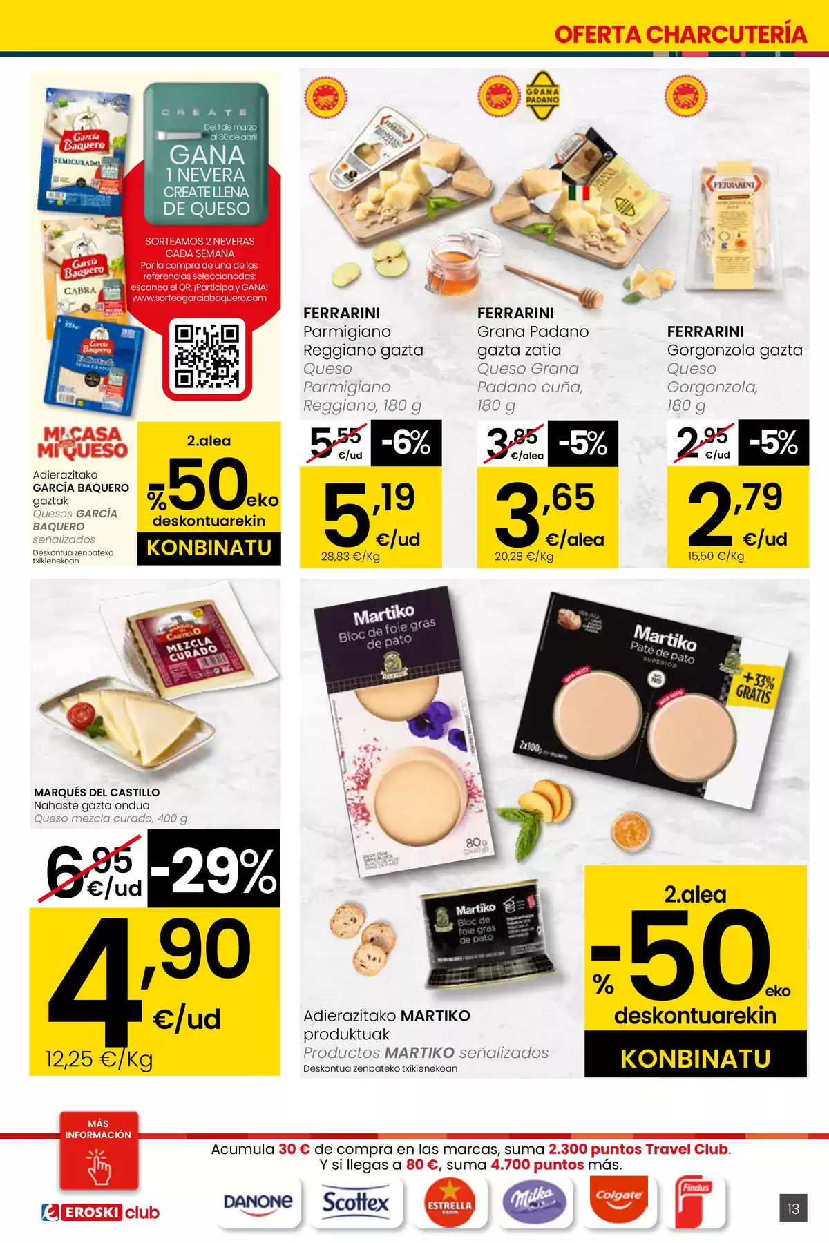 Ofertas de Eroski España de 26 marzo a 15 abril 2026 ¿Quieres ahorrar conmigo?