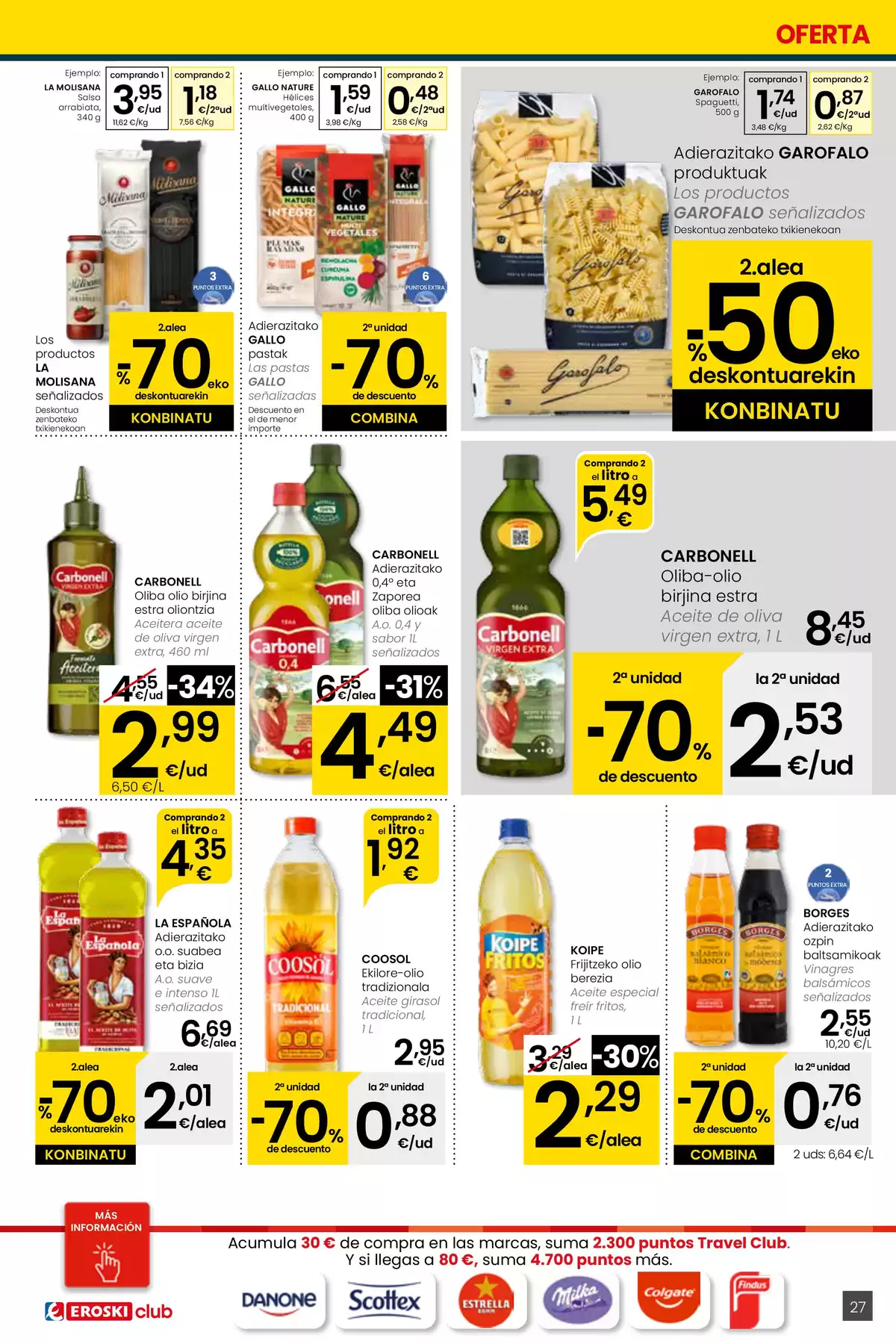 Ofertas de Eroski España de 26 marzo a 15 abril 2026 ¿Quieres ahorrar conmigo?