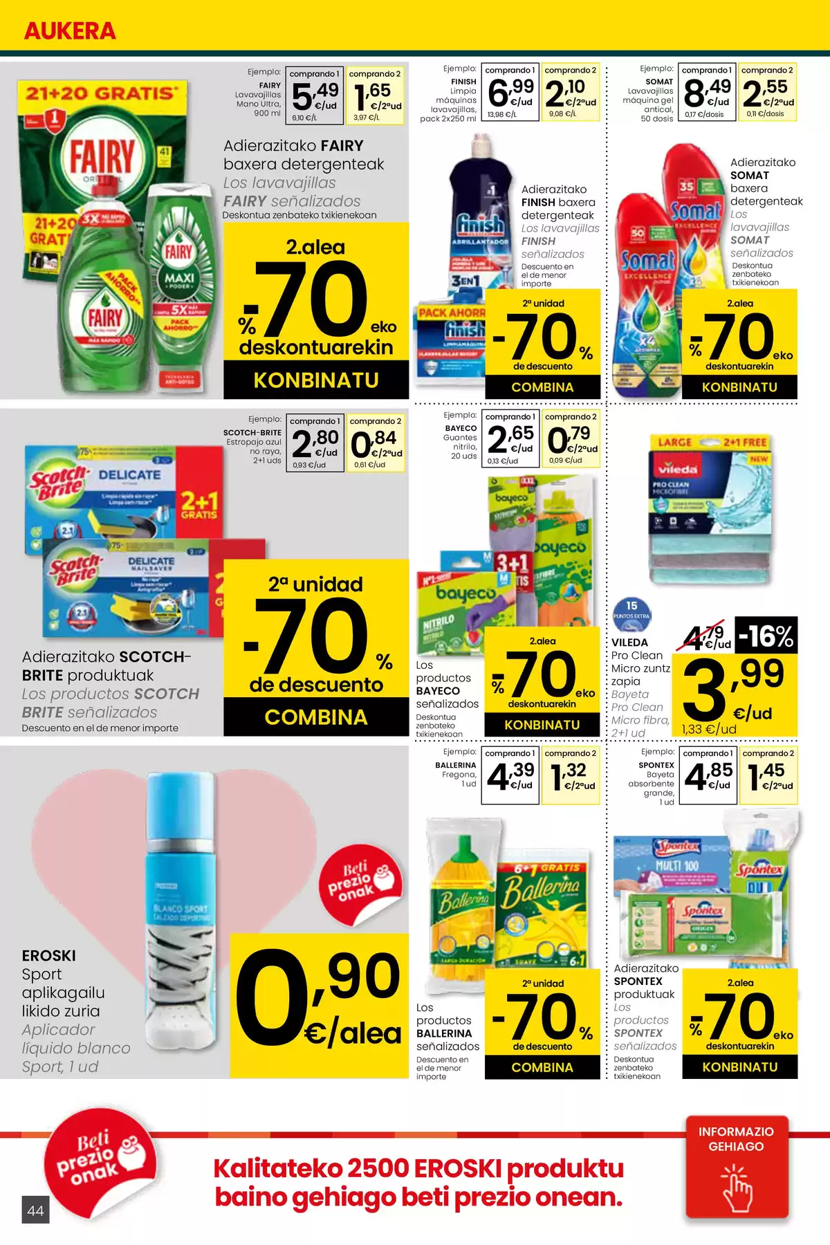 Ofertas de Eroski España de 26 marzo a 15 abril 2026 ¿Quieres ahorrar conmigo?