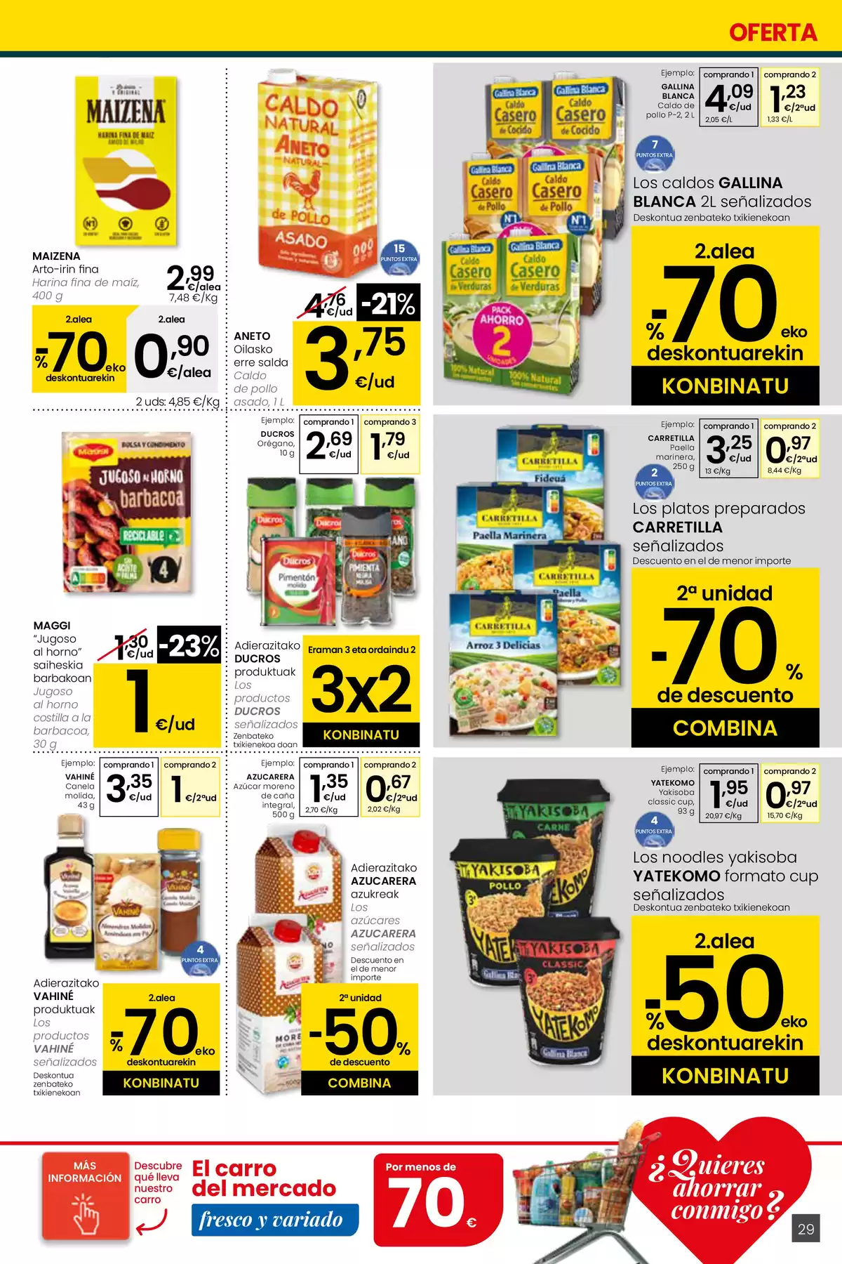 Ofertas de Eroski España de 26 marzo a 15 abril 2026 ¿Quieres ahorrar conmigo?