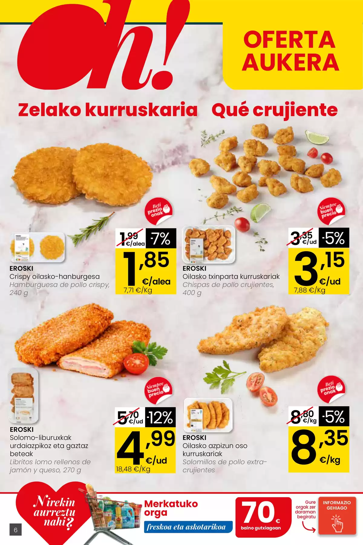 Ofertas de Eroski España de 26 marzo a 15 abril 2026 ¿Quieres ahorrar conmigo?
