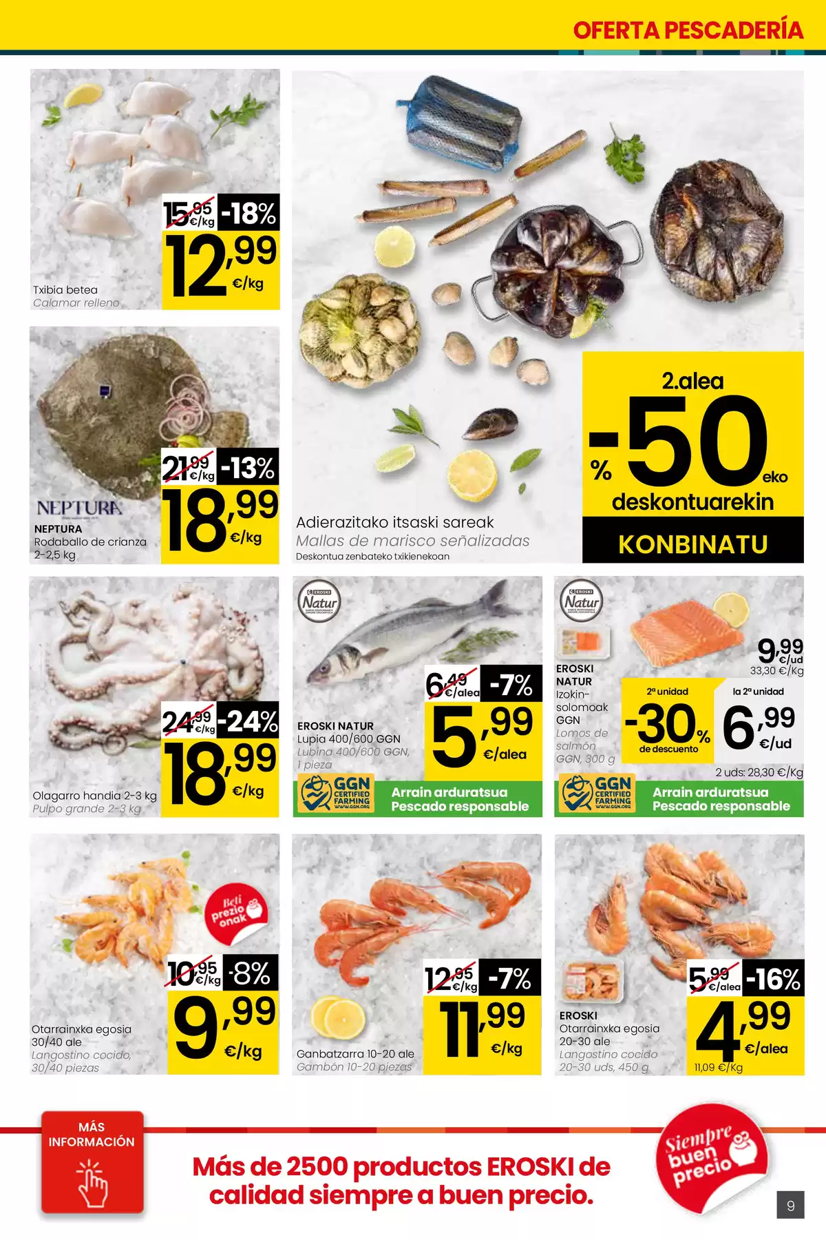 Ofertas de Eroski España de 26 marzo a 15 abril 2026 ¿Quieres ahorrar conmigo?