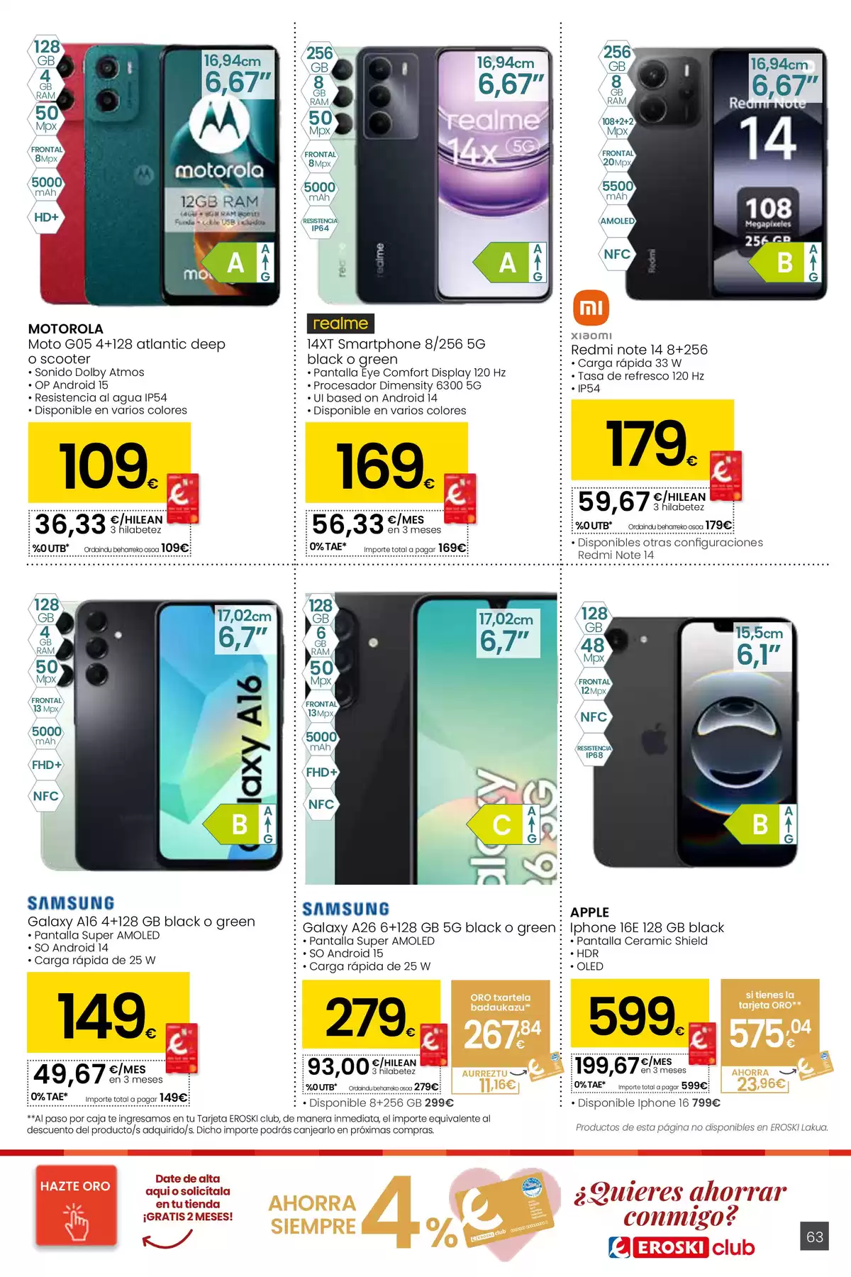 Ofertas de Eroski España de 26 marzo a 15 abril 2026 ¿Quieres ahorrar conmigo?