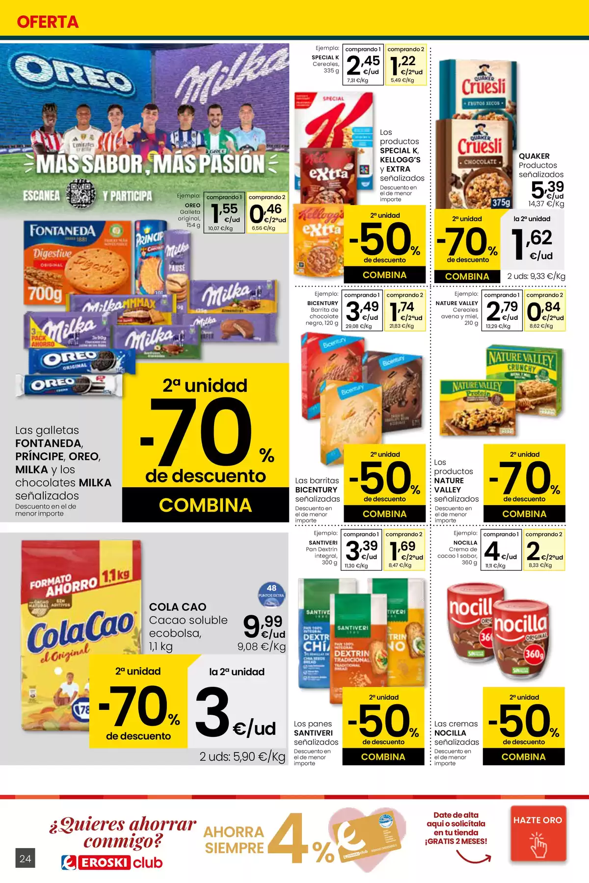 Ofertas de Eroski España de 26 marzo a 15 abril 2026 Ofertas de Erosky Center