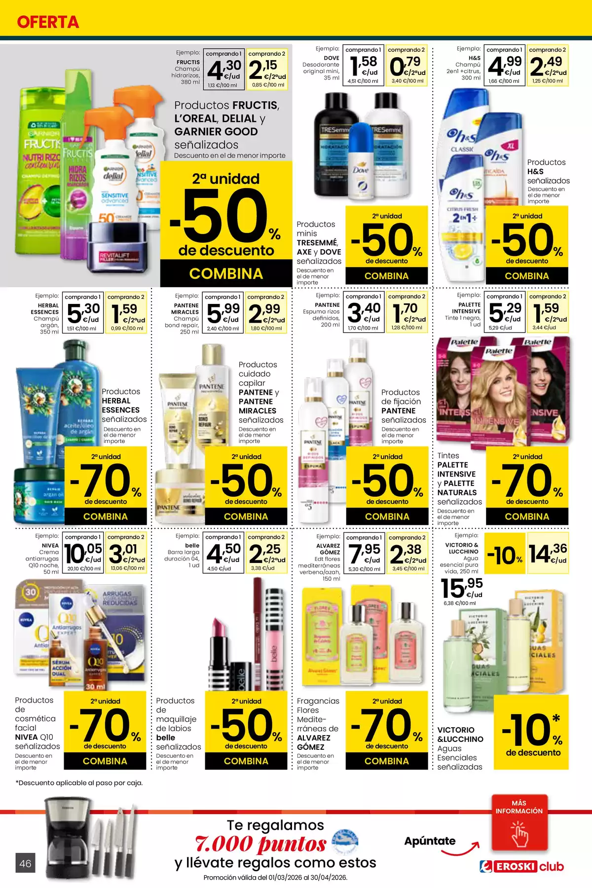 Ofertas de Eroski España de 26 marzo a 15 abril 2026 Ofertas de Erosky Center