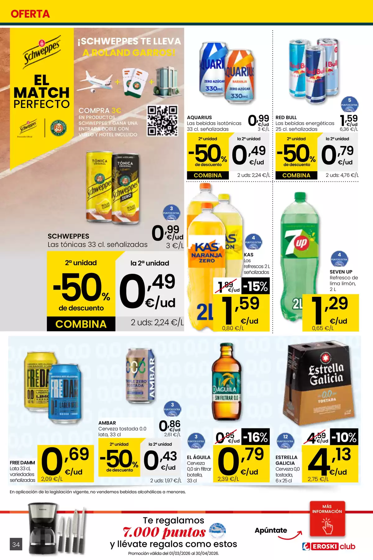 Ofertas de Eroski España de 26 marzo a 15 abril 2026 Ofertas de Erosky Center
