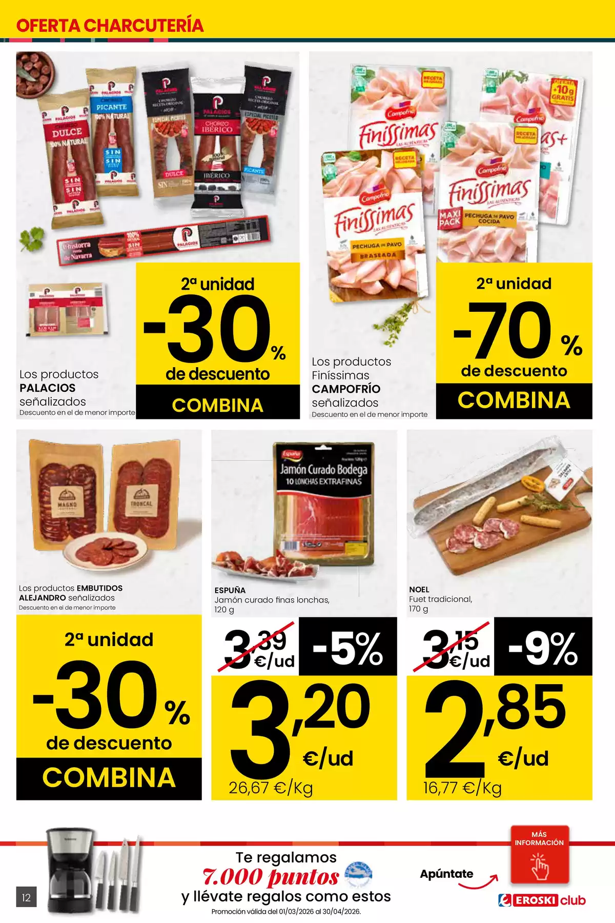 Ofertas de Eroski España de 26 marzo a 15 abril 2026 Ofertas de Erosky Center