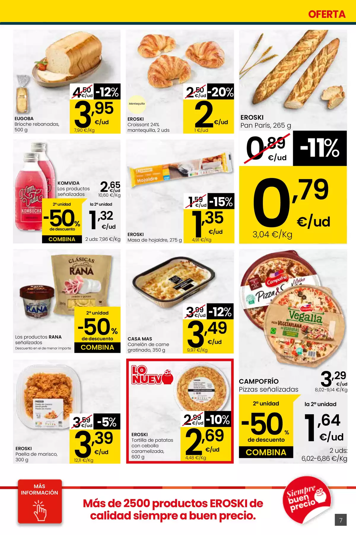 Ofertas de Eroski España de 26 marzo a 15 abril 2026 Ofertas de Erosky Center