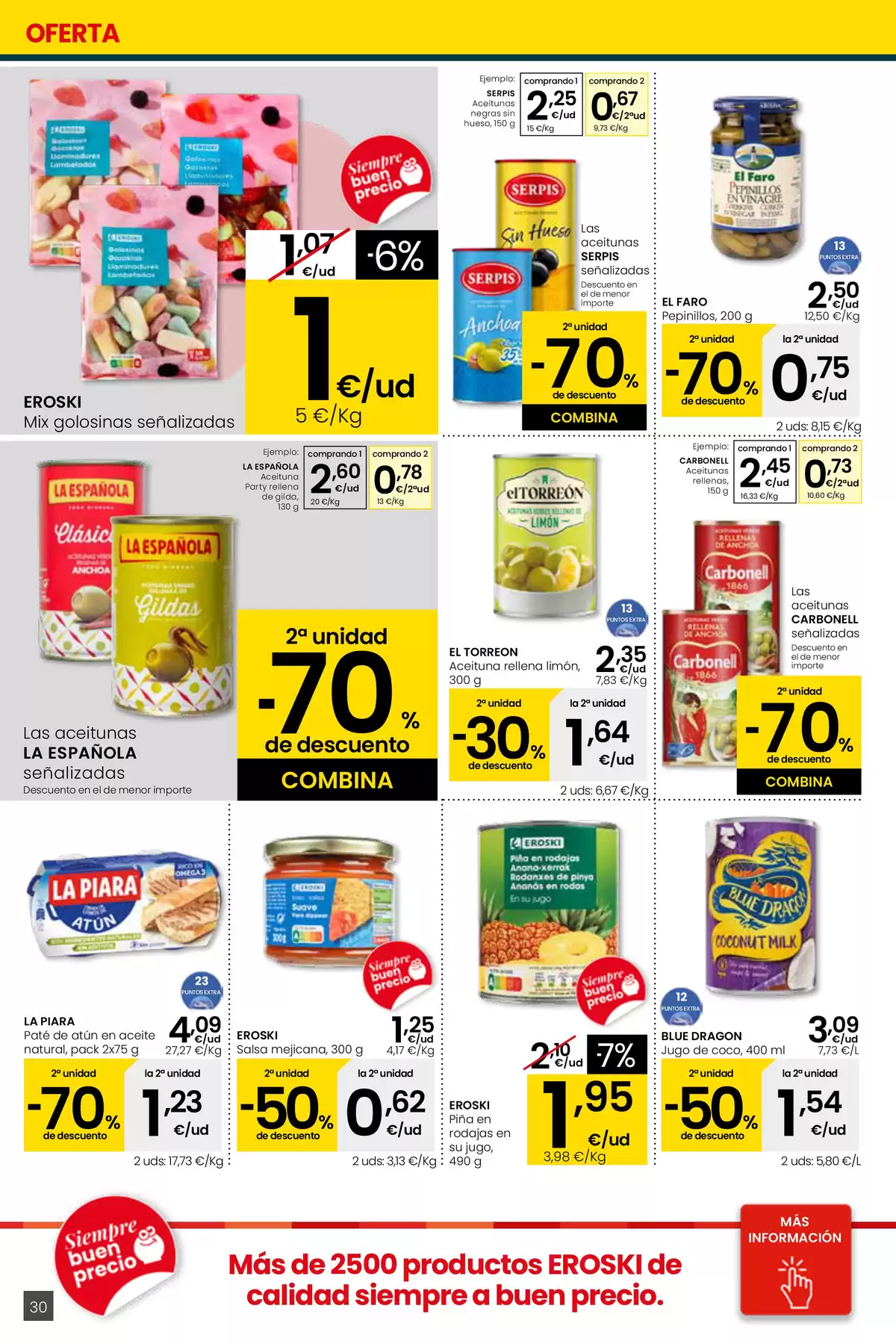 Ofertas de Eroski España de 26 marzo a 15 abril 2026 Ofertas de Erosky Center