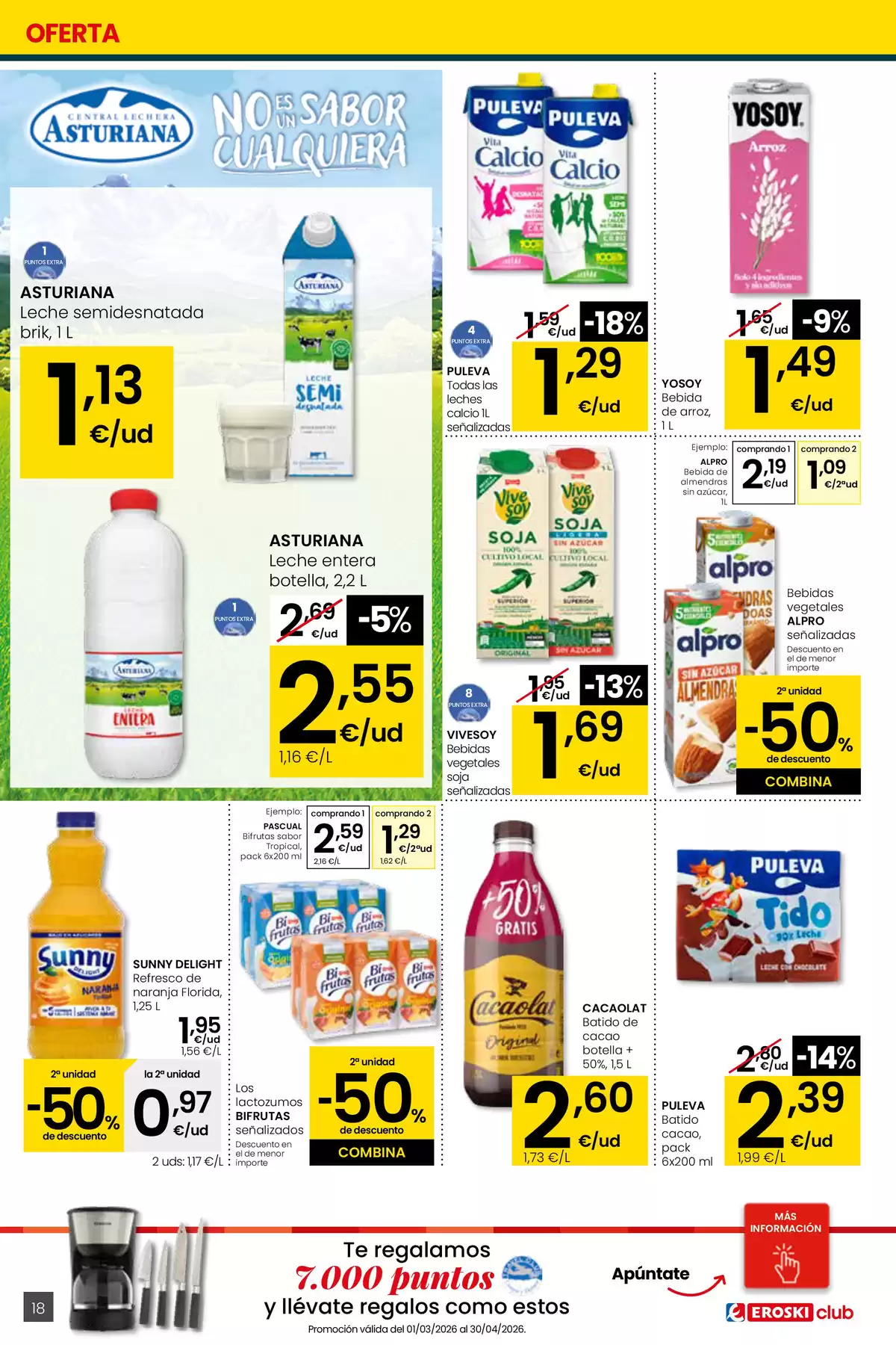 Ofertas de Eroski España de 26 marzo a 15 abril 2026 Ofertas de Erosky Center