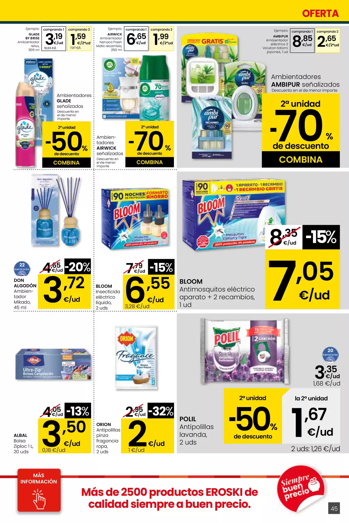 Ofertas de Eroski Hipermercados España de 26 marzo a 15 abril 2026 Mejores ofertas - ¿Quieres ahorrar conmigo??