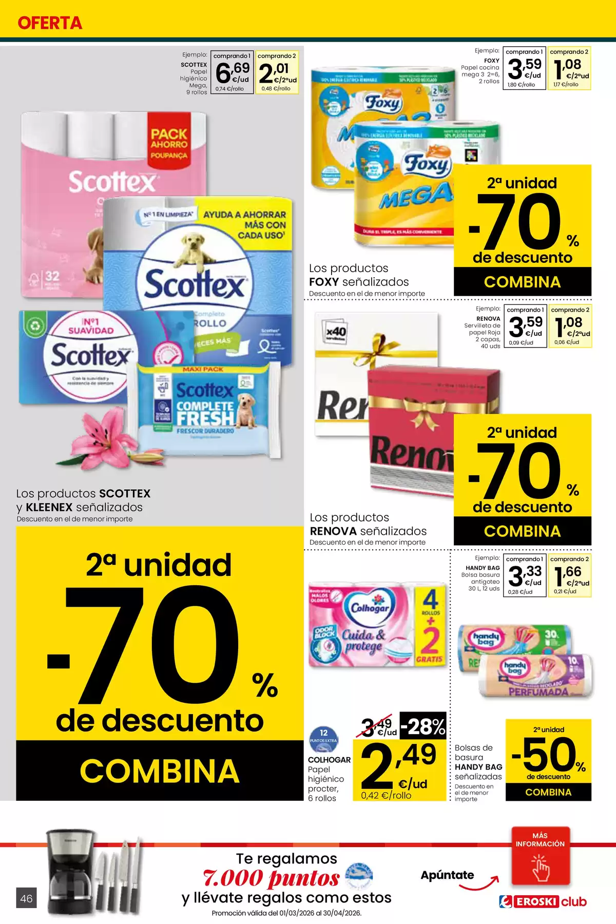 Ofertas de Eroski Hipermercados España de 26 marzo a 15 abril 2026 Mejores ofertas - ¿Quieres ahorrar conmigo??