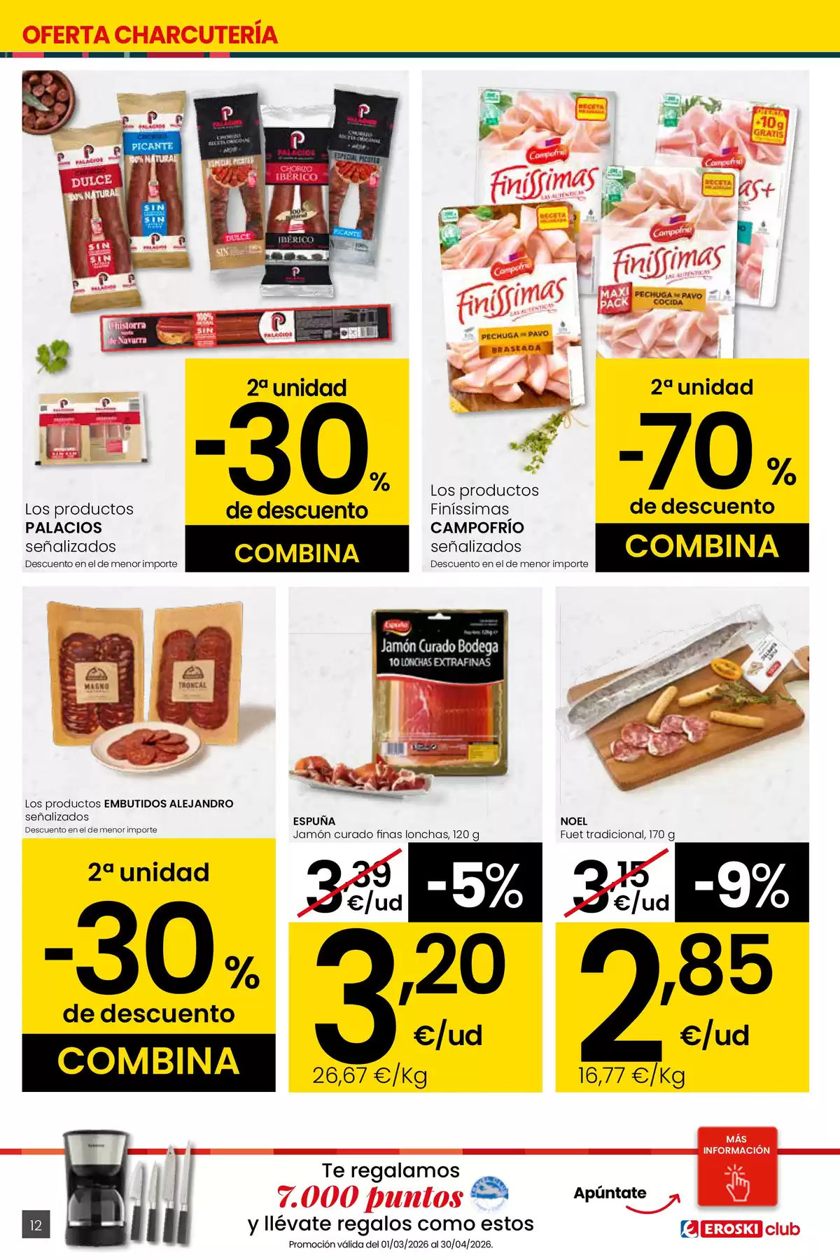 Ofertas de Eroski Hipermercados España de 26 marzo a 15 abril 2026 Mejores ofertas - ¿Quieres ahorrar conmigo??