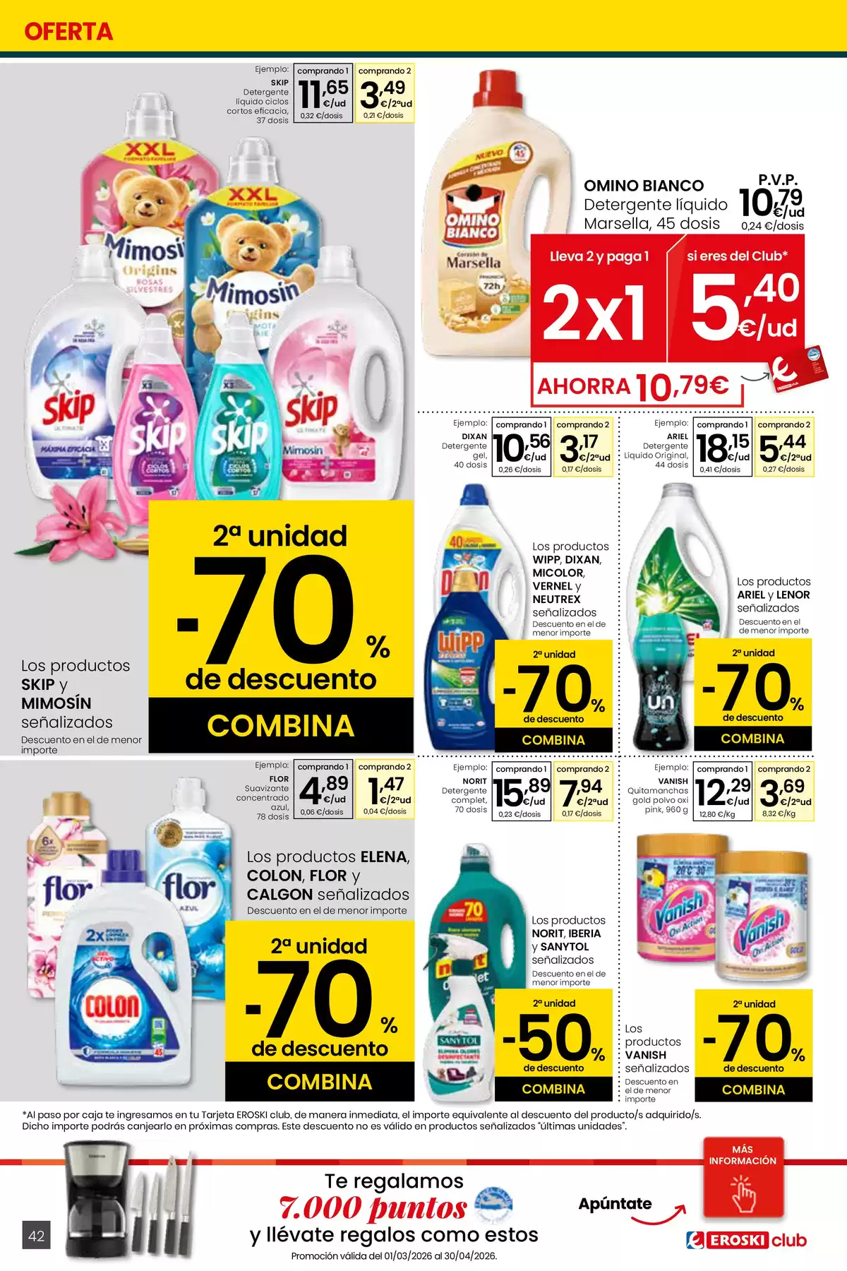 Ofertas de Eroski Hipermercados España de 26 marzo a 15 abril 2026 Mejores ofertas - ¿Quieres ahorrar conmigo??