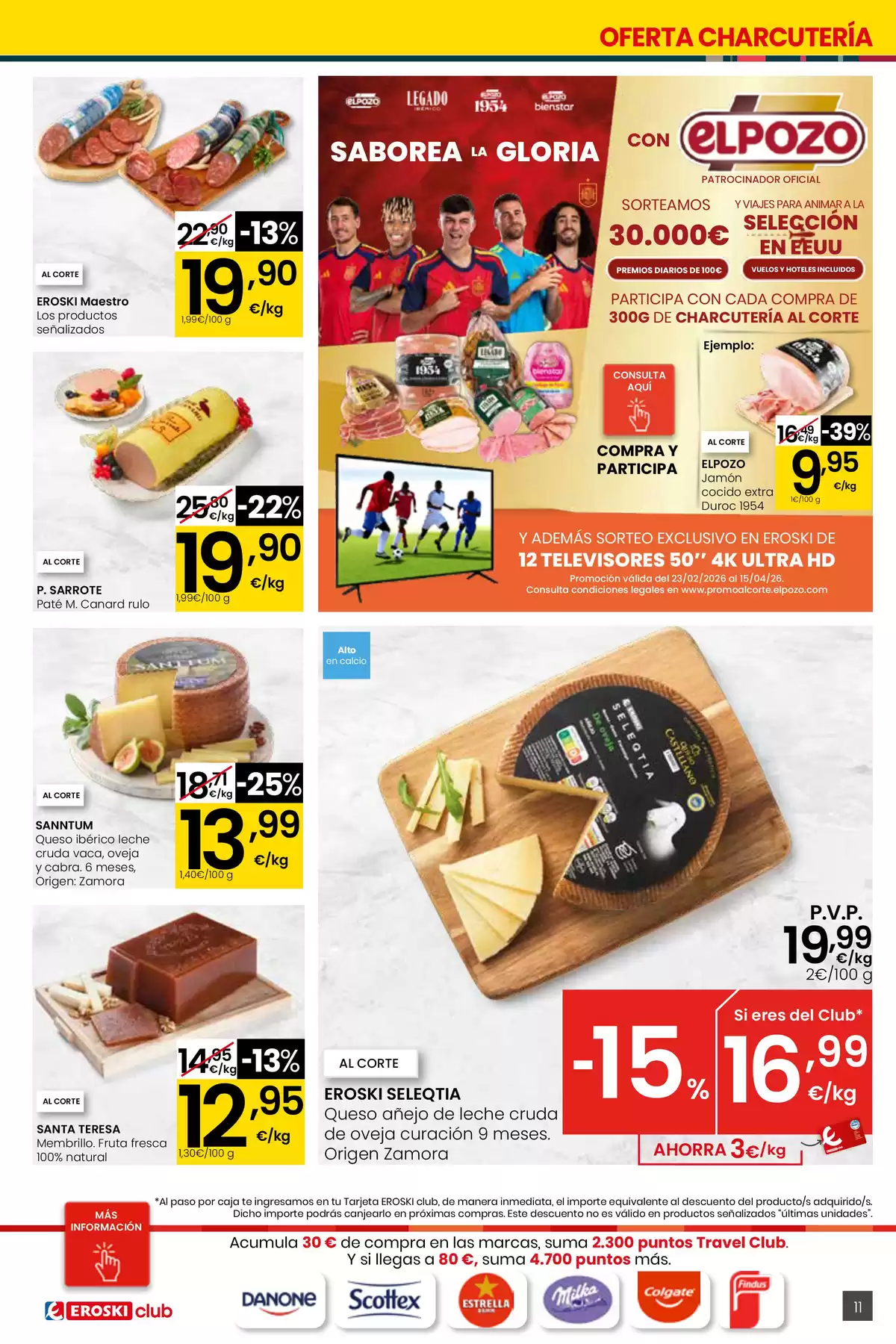 Ofertas de Eroski center España de 26 marzo a 15 abril 2026 ¿Quieres ahorrar conmigo?