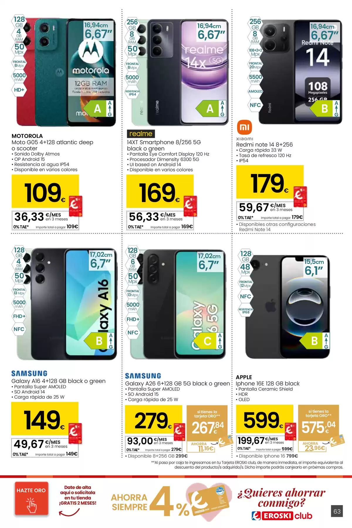 Ofertas de Eroski center España de 26 marzo a 15 abril 2026 ¿Quieres ahorrar conmigo?