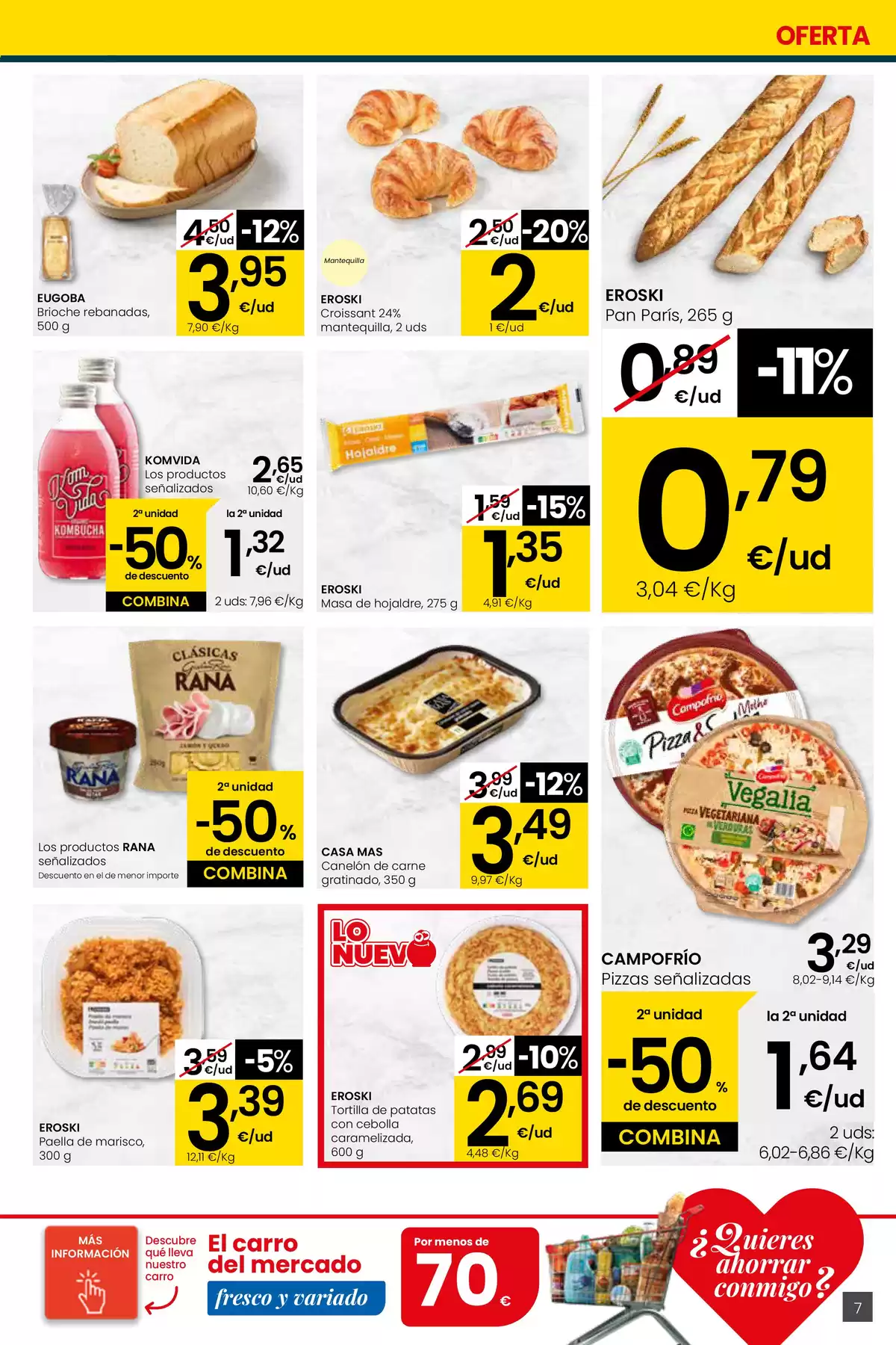 Ofertas de Eroski center España de 26 marzo a 15 abril 2026 ¿Quieres ahorrar conmigo?