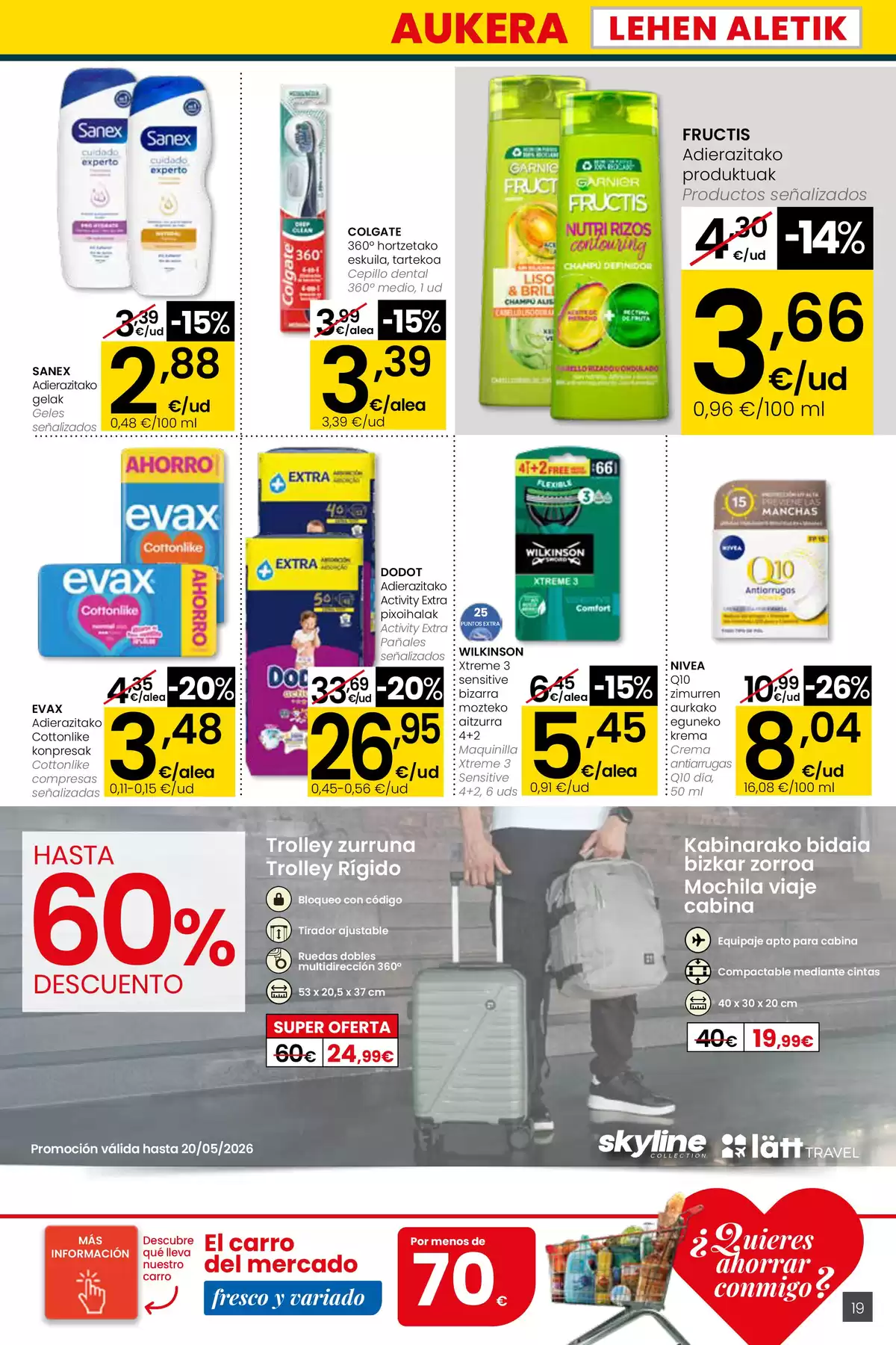 Ofertas de Eroski supermercado España de 26 marzo a 15 abril 2026 ¿Quieres ahorrar conmigo?
