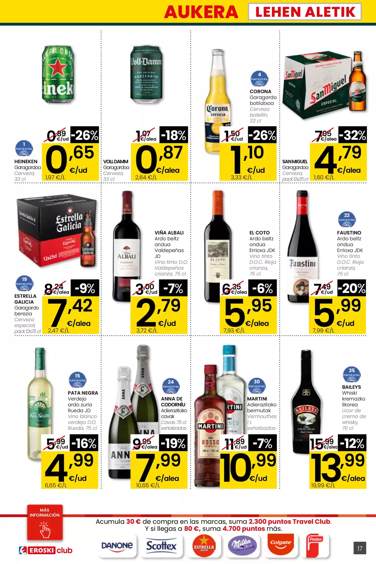 Ofertas de Eroski supermercado España de 26 marzo a 15 abril 2026 ¿Quieres ahorrar conmigo?