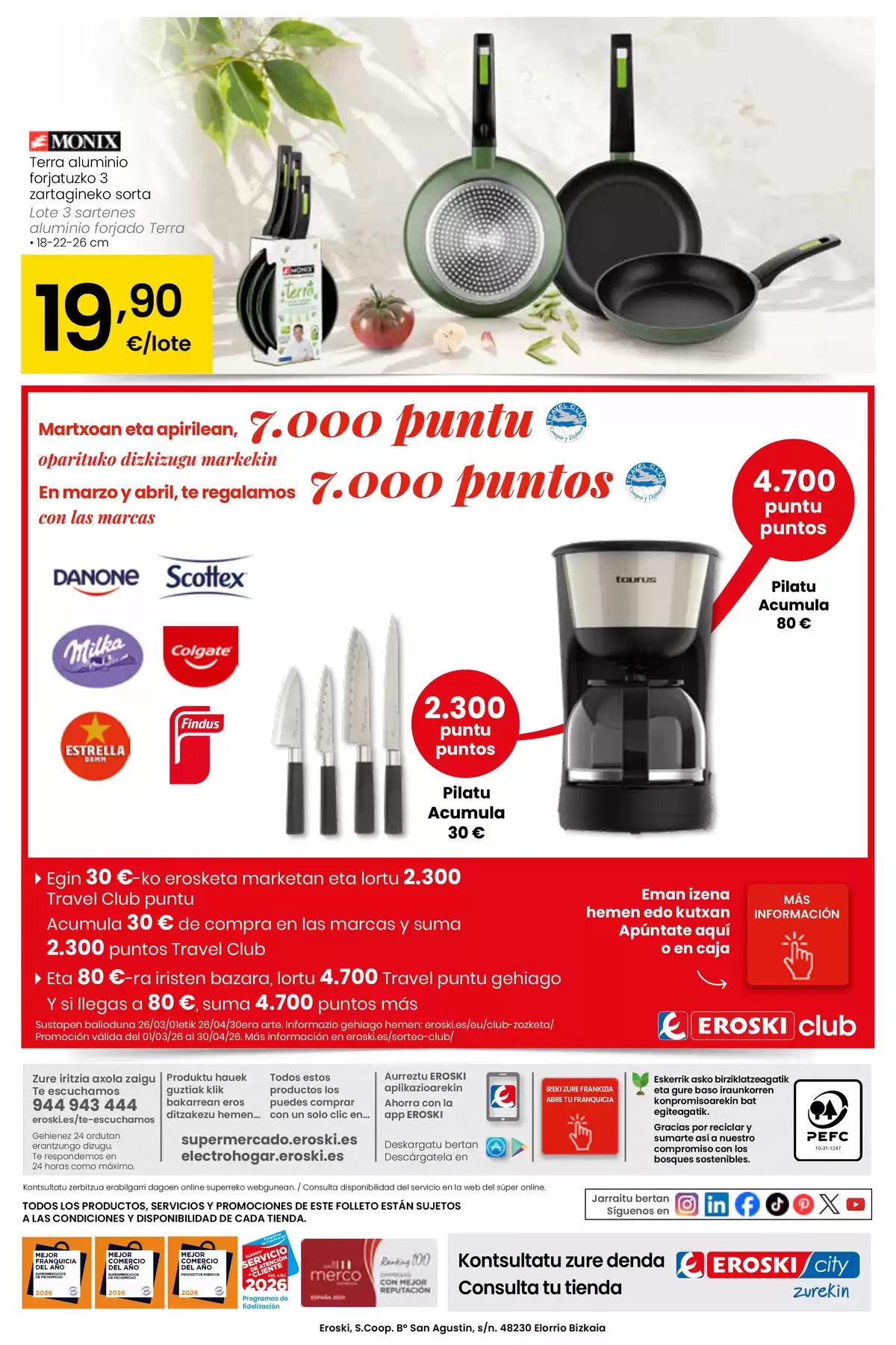 Ofertas de Eroski supermercado España de 26 marzo a 15 abril 2026 ¿Quieres ahorrar conmigo?