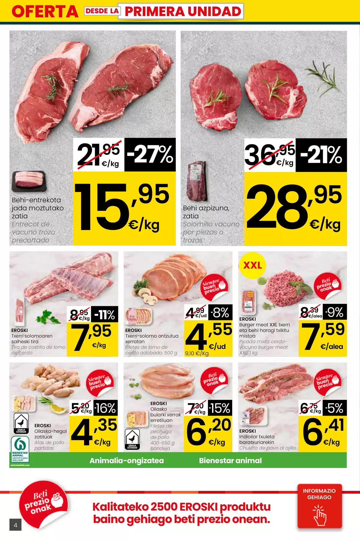 Ofertas de Eroski supermercado España de 26 marzo a 15 abril 2026 ¿Quieres ahorrar conmigo?