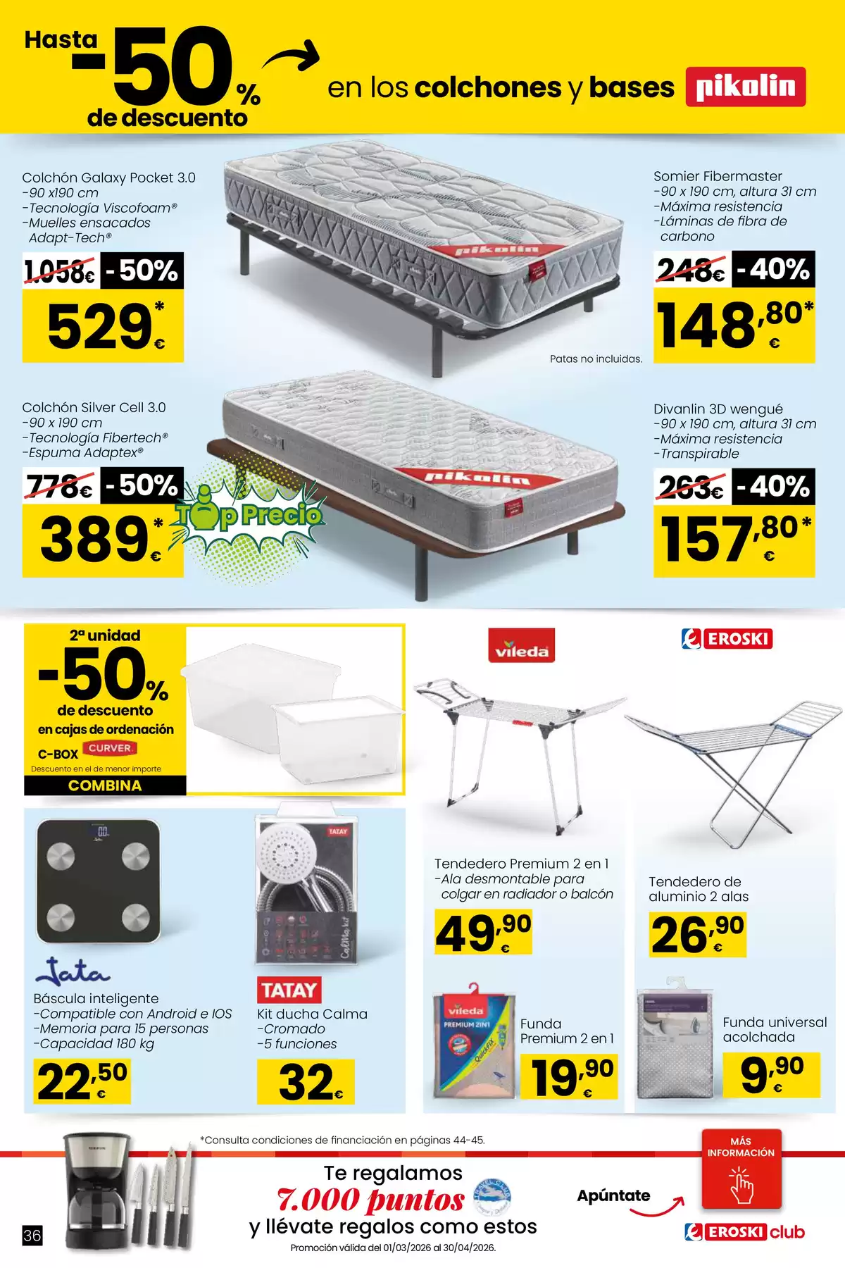 Ofertas de Eroski Hipermercados España de 26 marzo a 22 abril 2026 Qué planazo