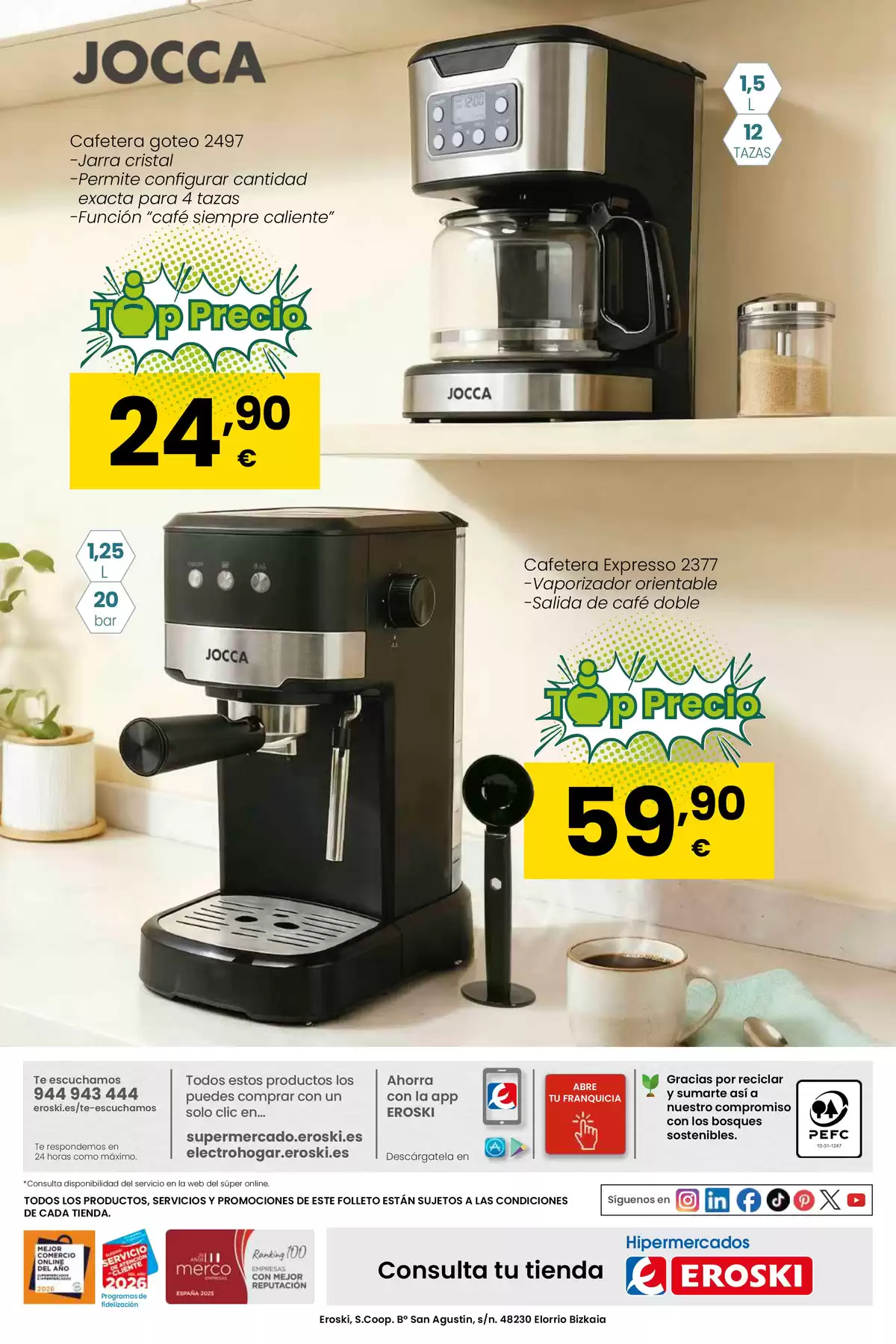 Ofertas de Eroski Hipermercados España de 26 marzo a 22 abril 2026 Qué planazo