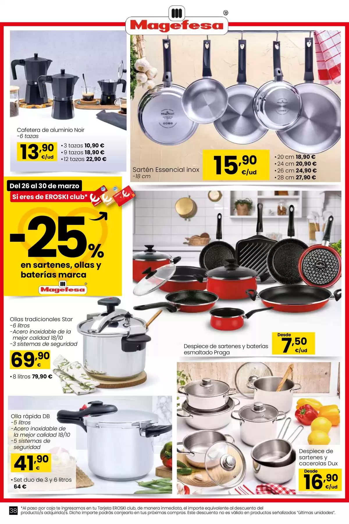 Ofertas de Eroski Hipermercados España de 26 marzo a 22 abril 2026 Qué planazo