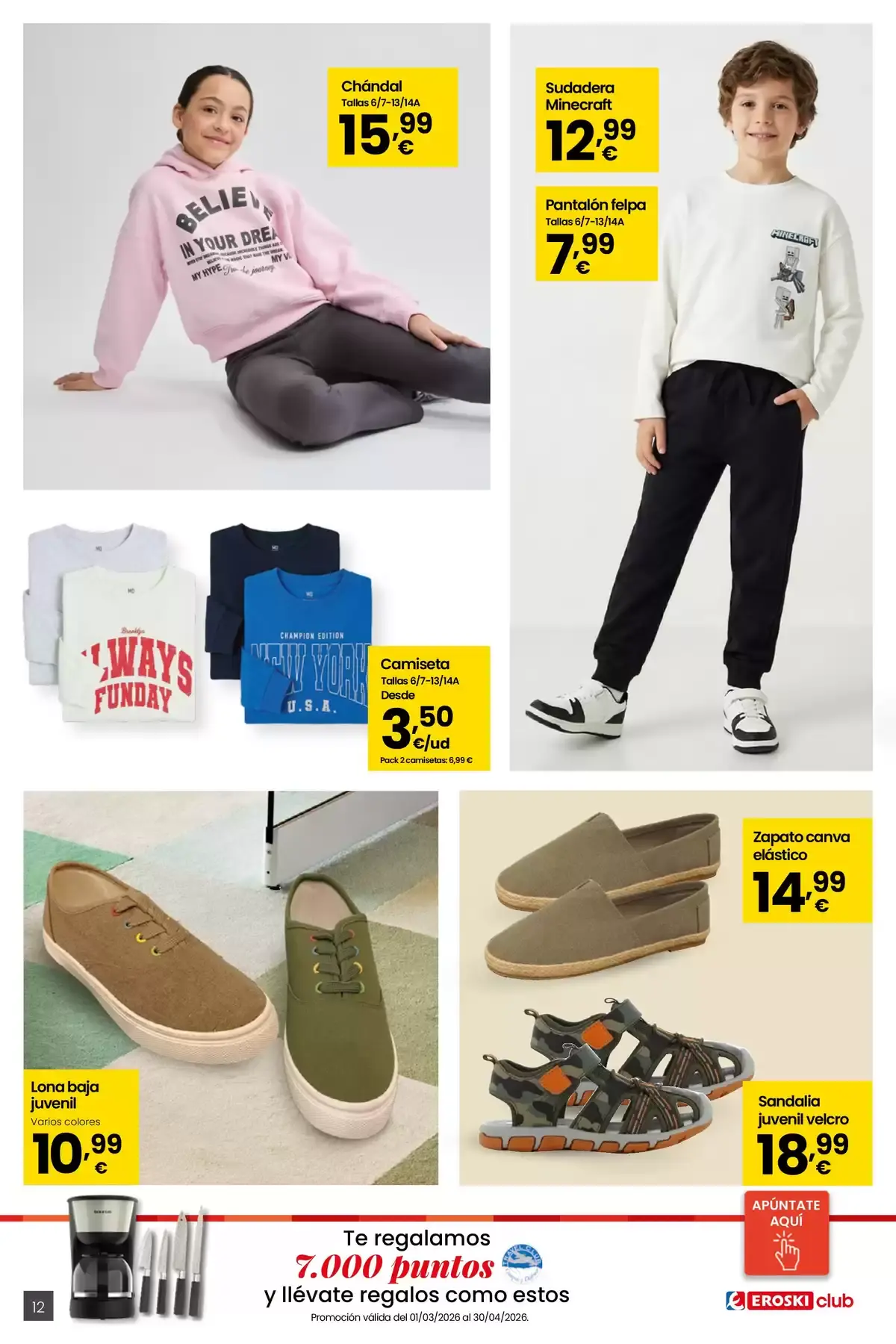 Ofertas de Eroski Hipermercados España de 26 marzo a 29 abril 2026 Moda Primavera