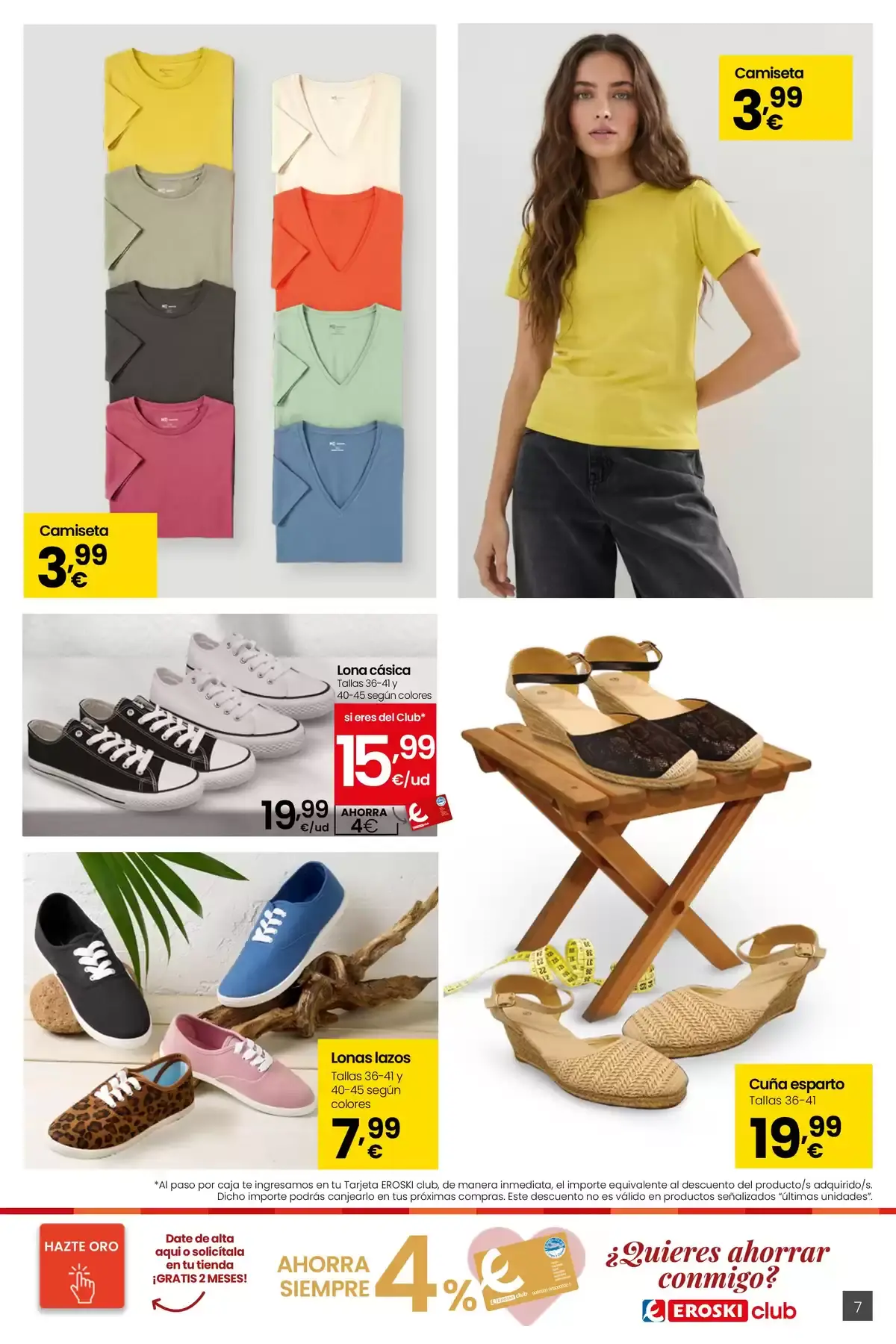 Ofertas de Eroski Hipermercados España de 26 marzo a 29 abril 2026 Moda Primavera