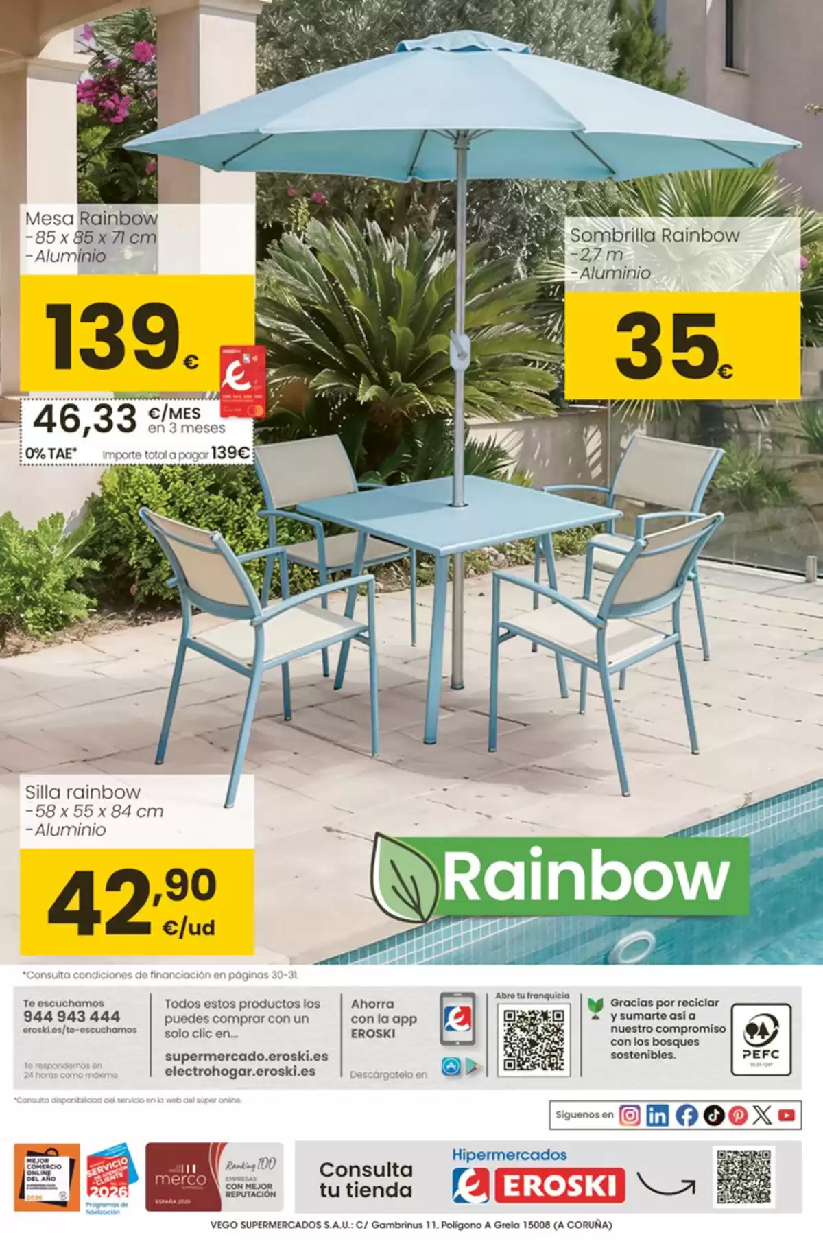 Ofertas de Eroski Hipermercados España de 26 marzo a 29 abril 2026 Qué oasis